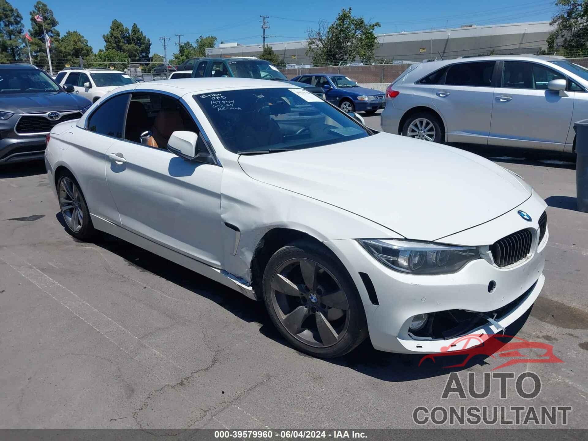 BMW 430I 2018 - WBA4Z1C55JEC70365