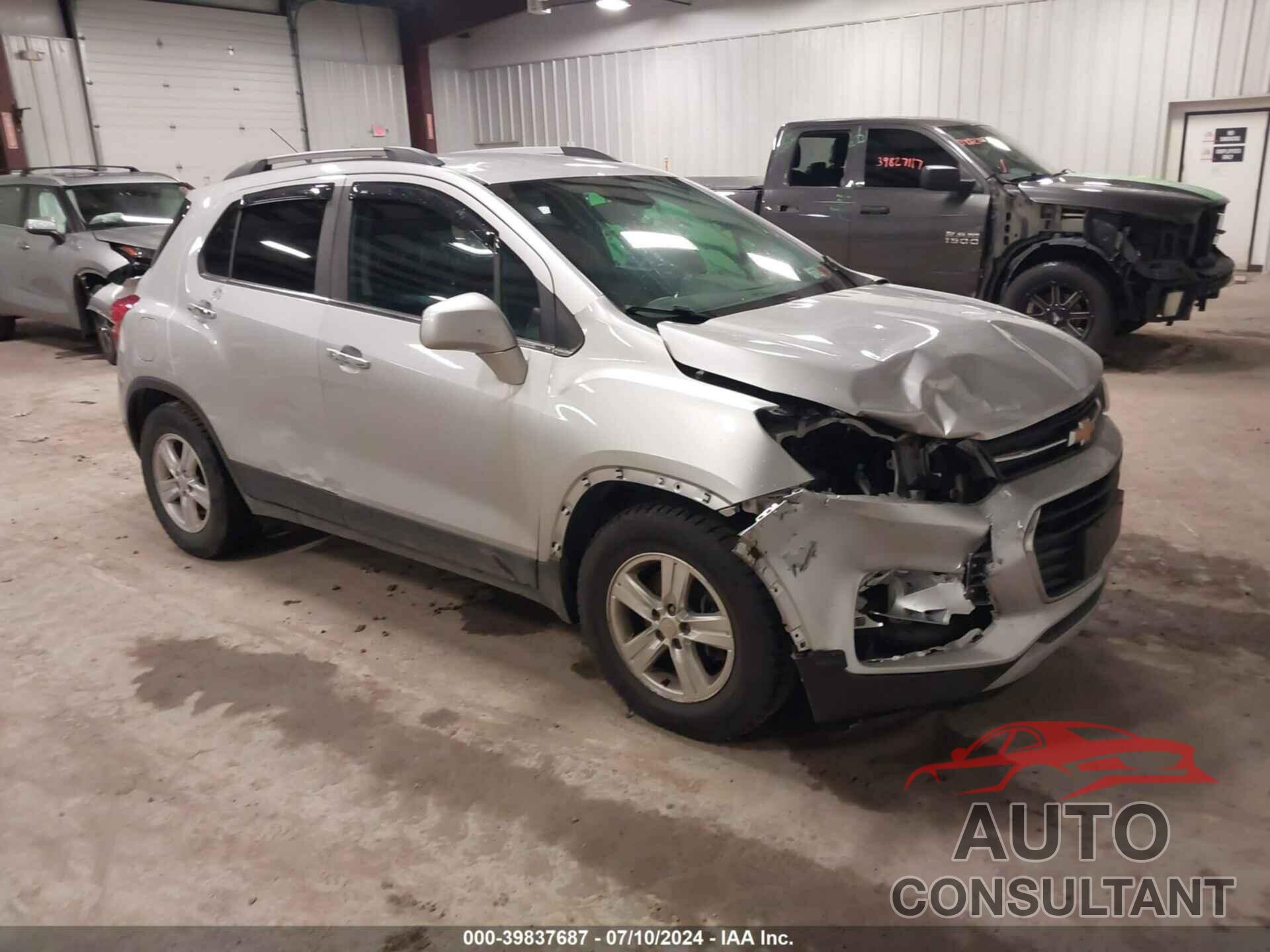 CHEVROLET TRAX 2017 - 3GNCJLSB3HL272526