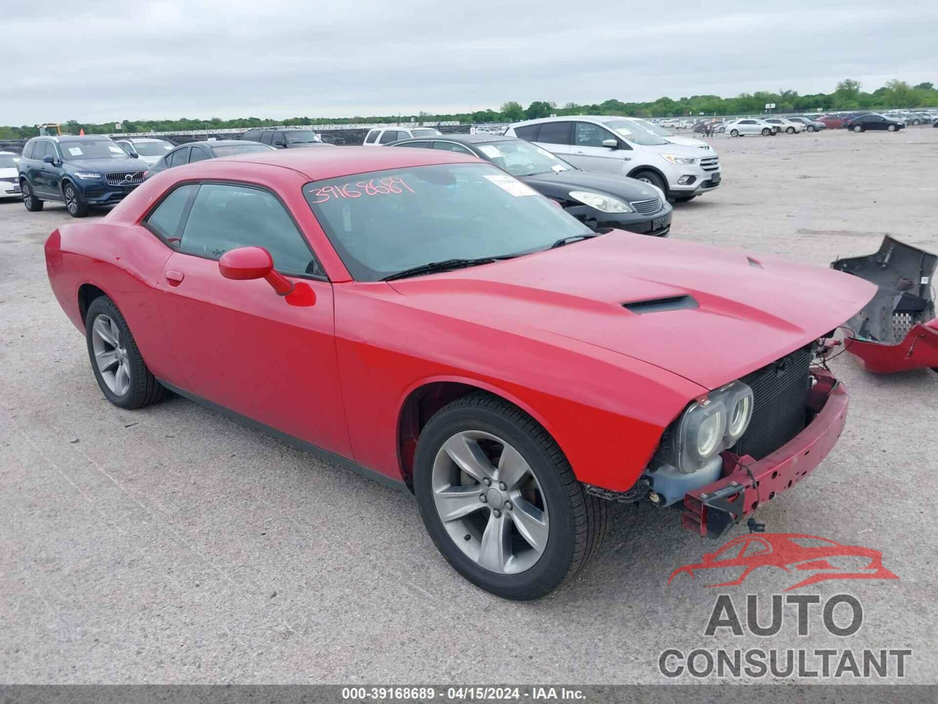 DODGE CHALLENGER 2016 - 2C3CDZAG3GH231907