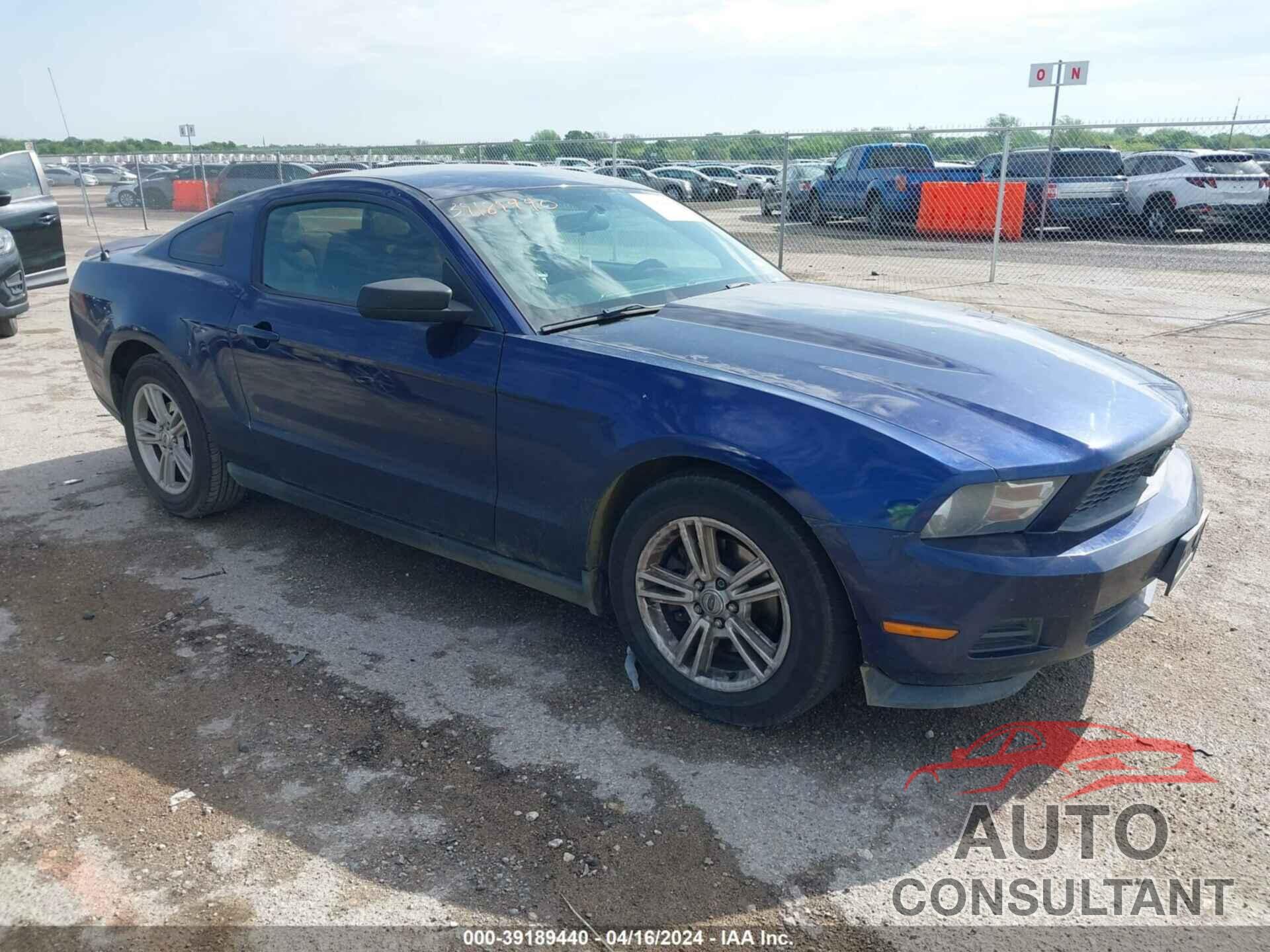 FORD MUSTANG 2012 - 1ZVBP8AM6C5264865