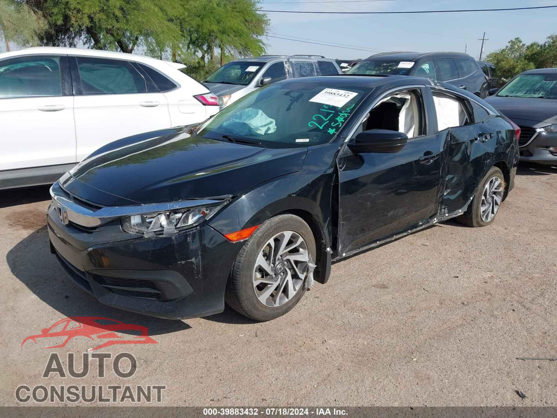 HONDA CIVIC 2017 - 19XFC2F77HE073287
