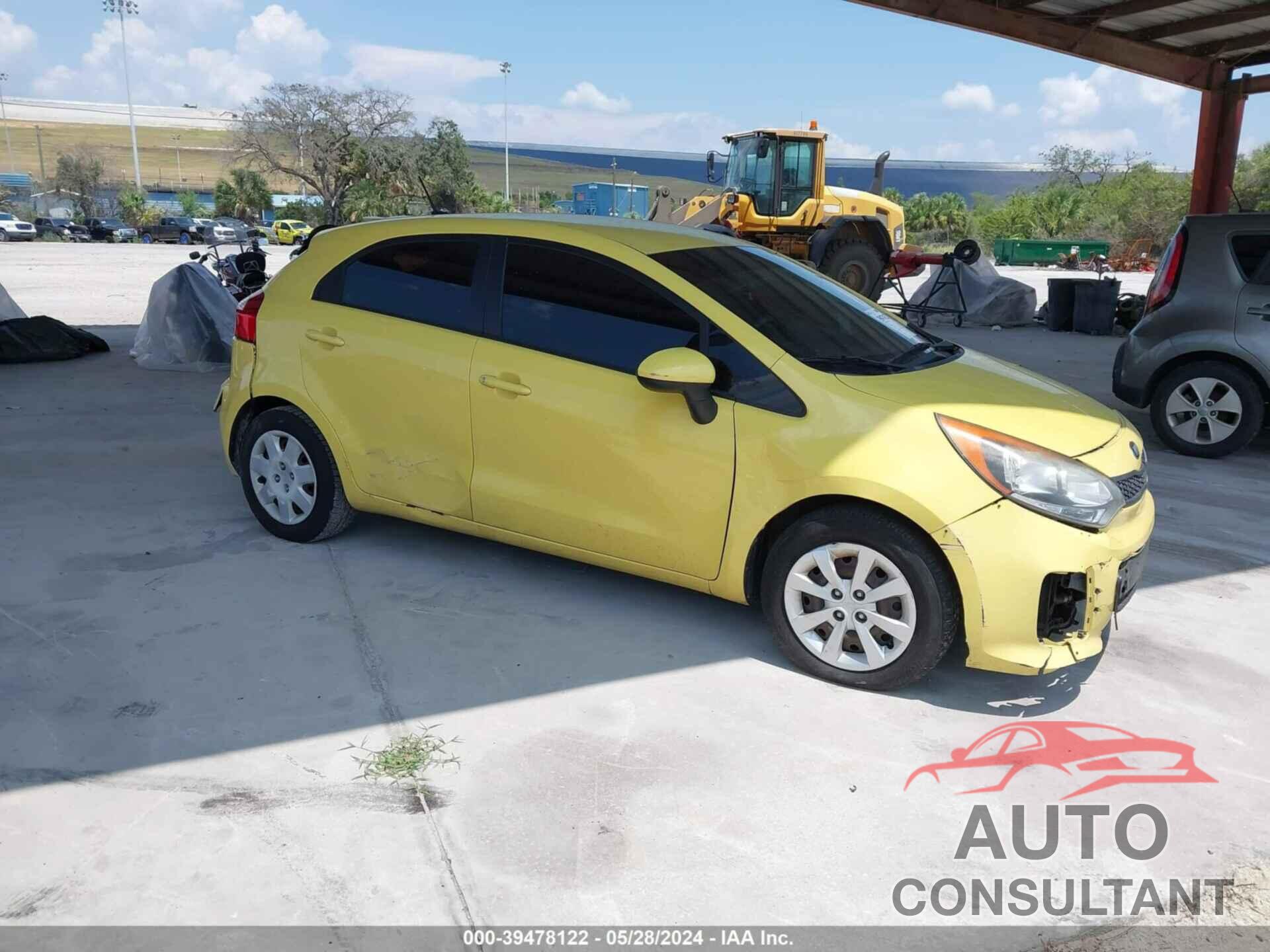 KIA RIO 2016 - KNADM5A37G6600952