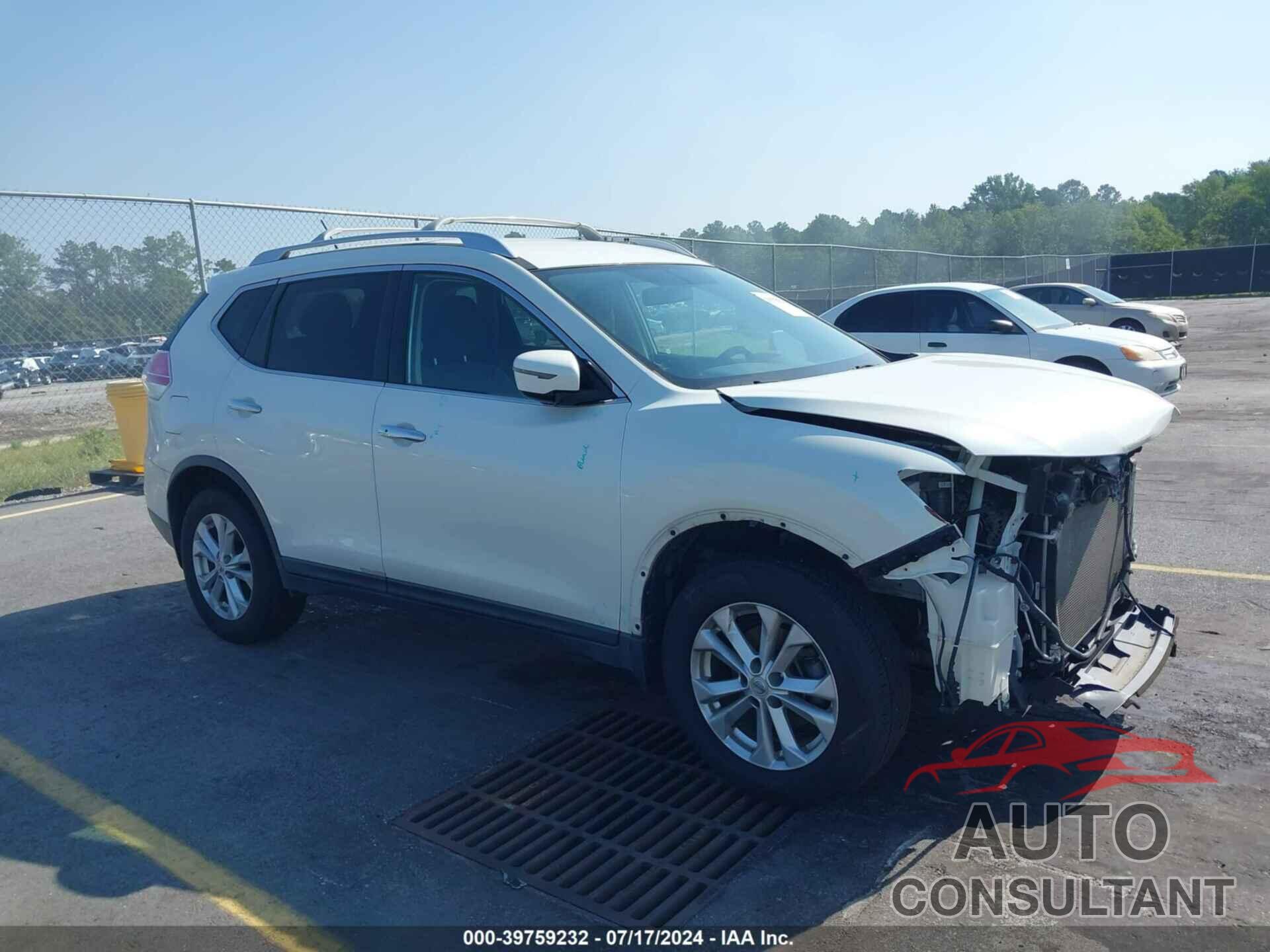 NISSAN ROGUE 2016 - KNMAT2MT7GP644883