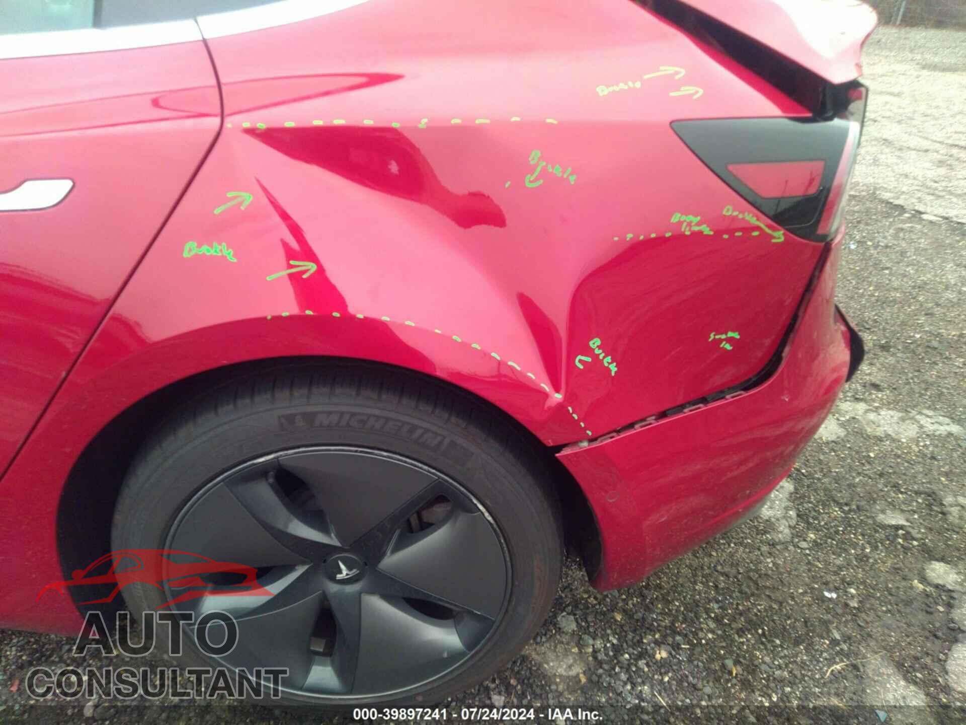 TESLA MODEL 3 2019 - 5YJ3E1EA2KF416447