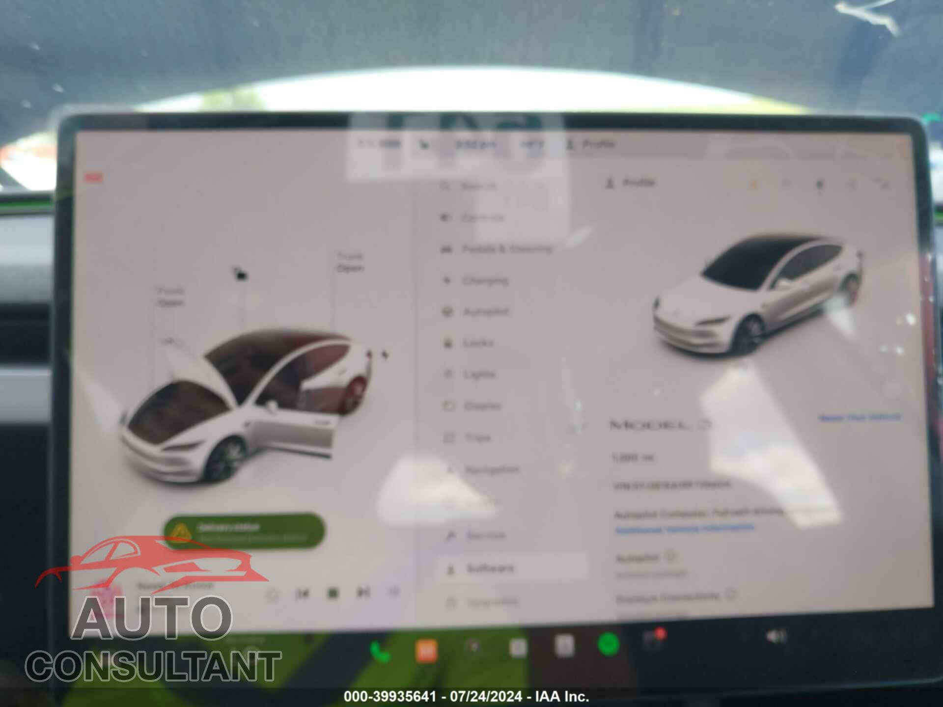 TESLA MODEL 3 2024 - 5YJ3E1EA1RF729404