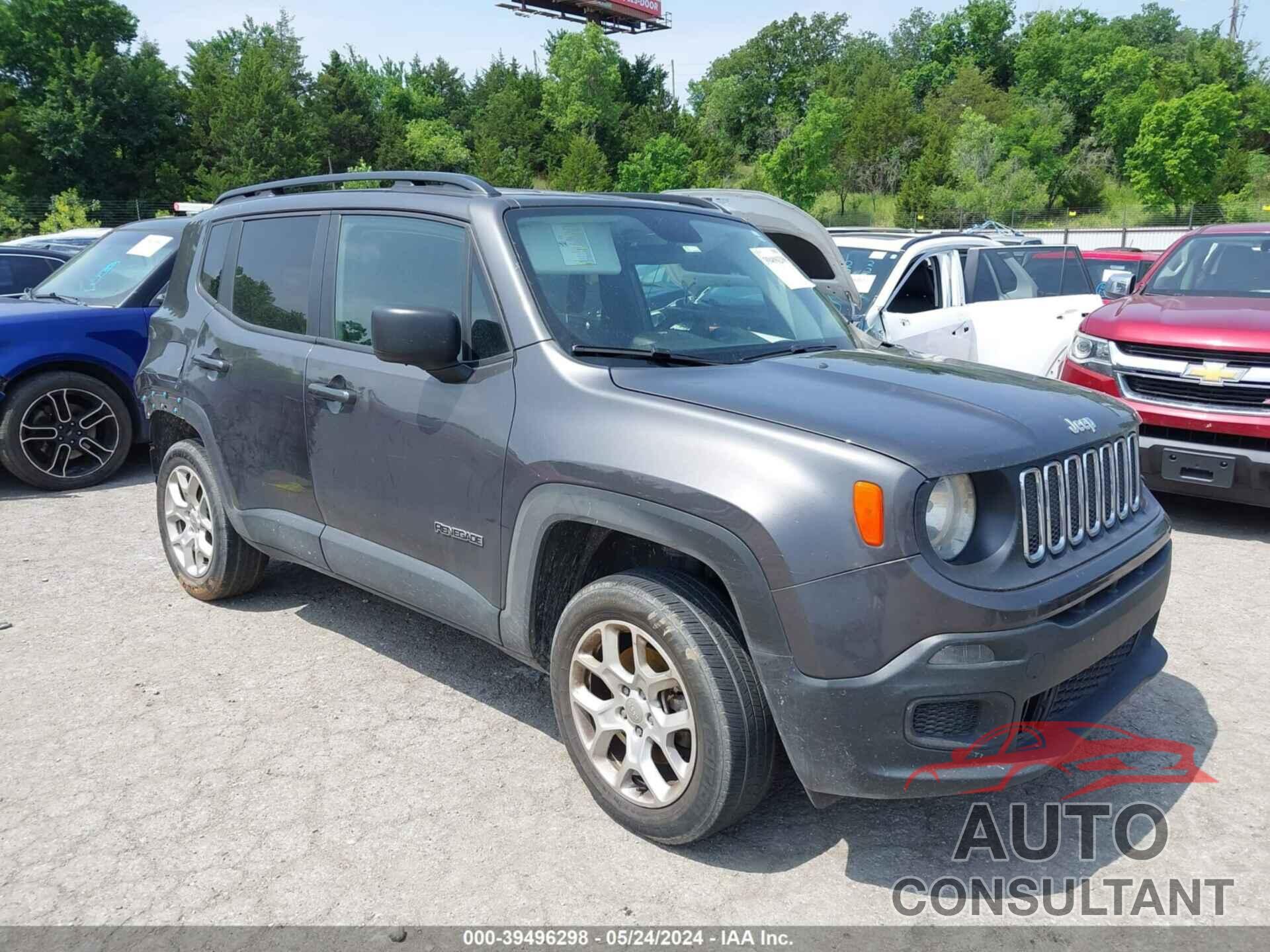JEEP RENEGADE 2018 - ZACCJBABXJPJ22427