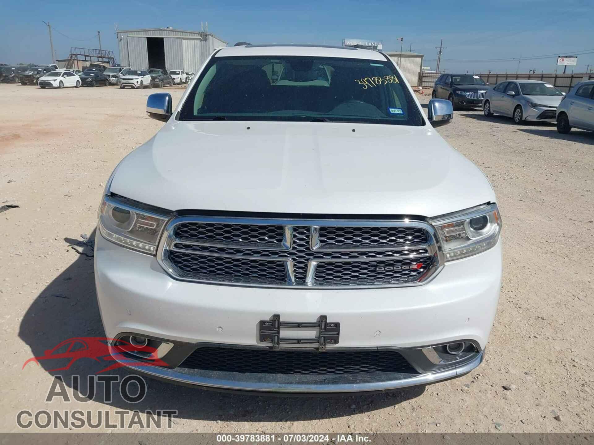 DODGE DURANGO 2018 - 1C4RDHEG4JC384770