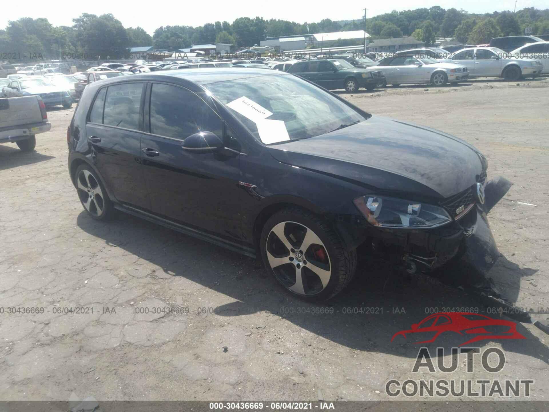 VOLKSWAGEN GOLF GTI 2017 - 3VW5T7AU3HM030607