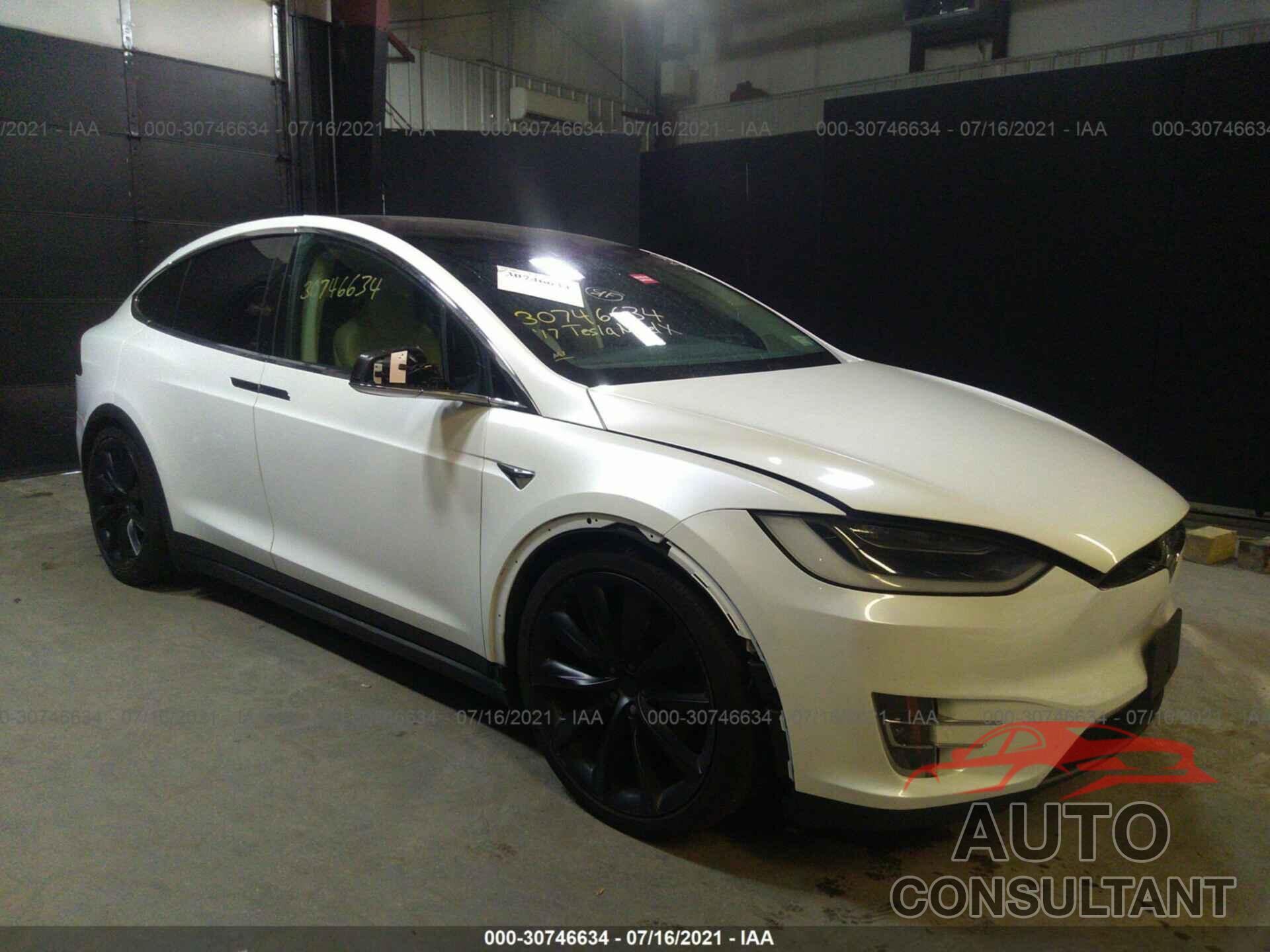 TESLA MODEL X 2017 - 5YJXCDE28HF075338