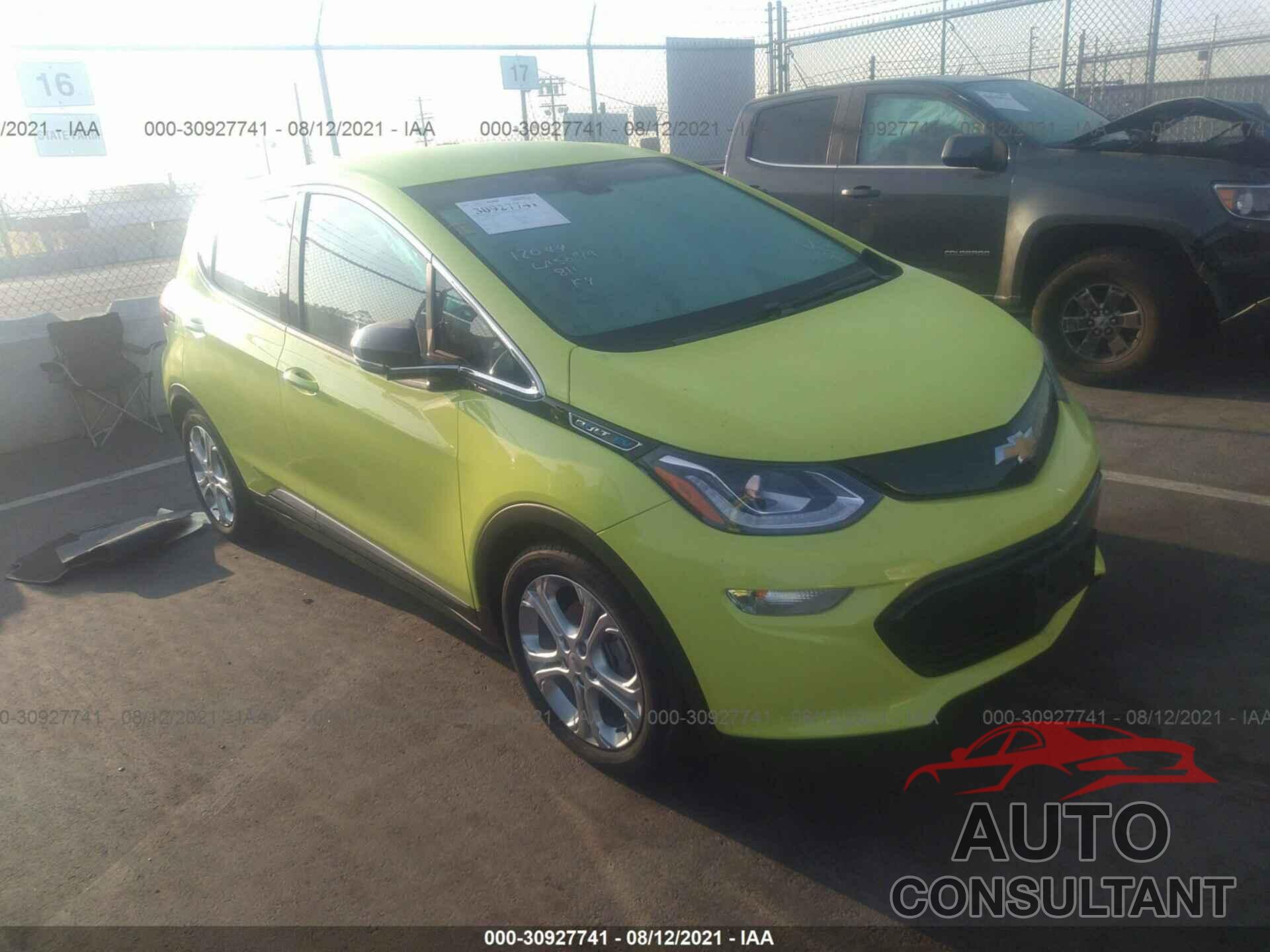 CHEVROLET BOLT EV 2019 - 1G1FY6S05K4104281