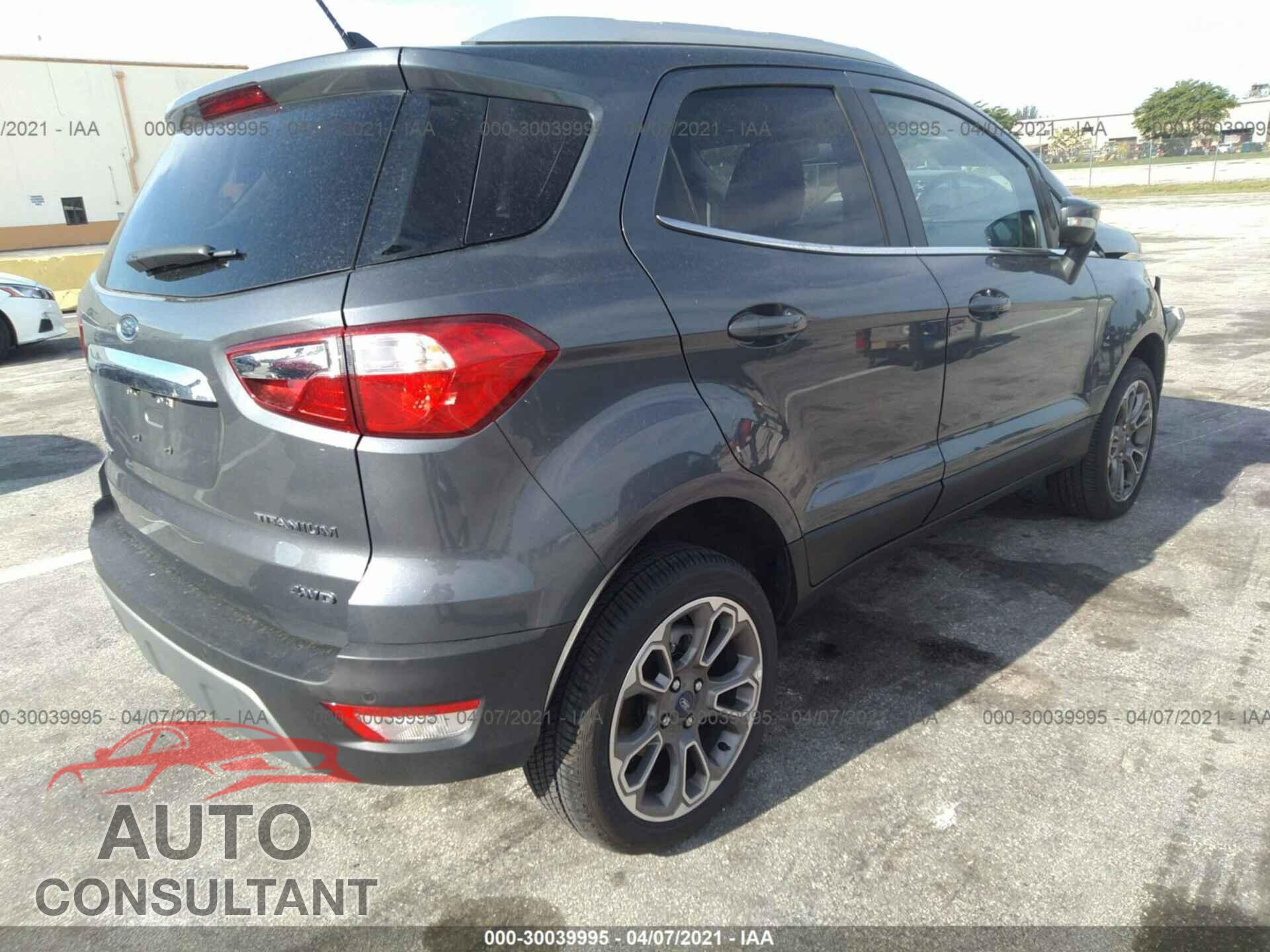 FORD ECOSPORT 2021 - MAJ6S3KL2MC400603