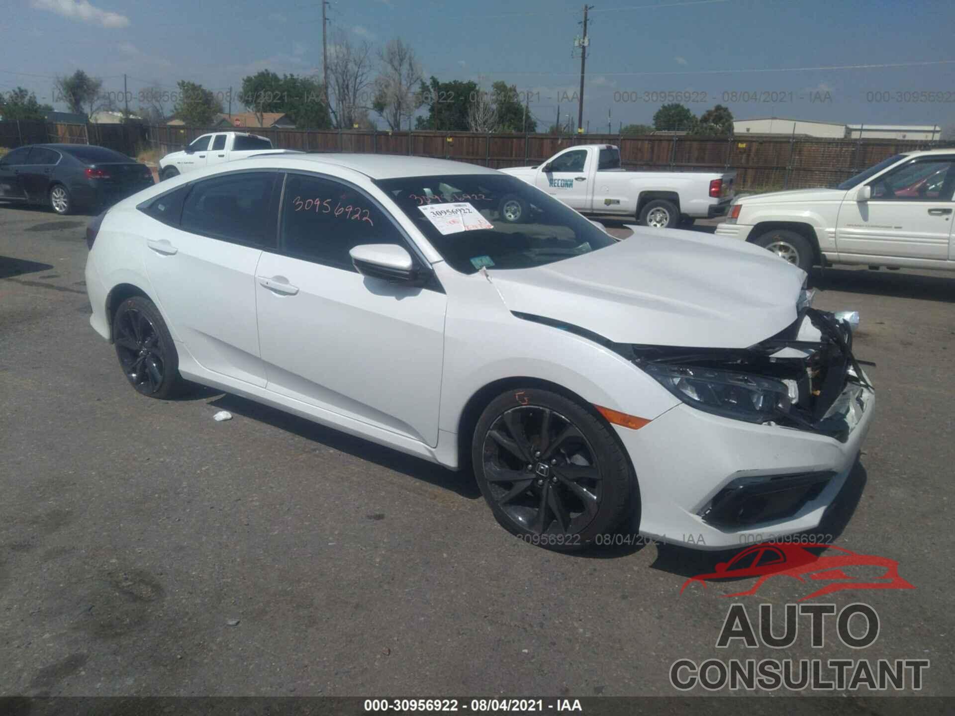 HONDA CIVIC SEDAN 2020 - 19XFC2F85LE014207