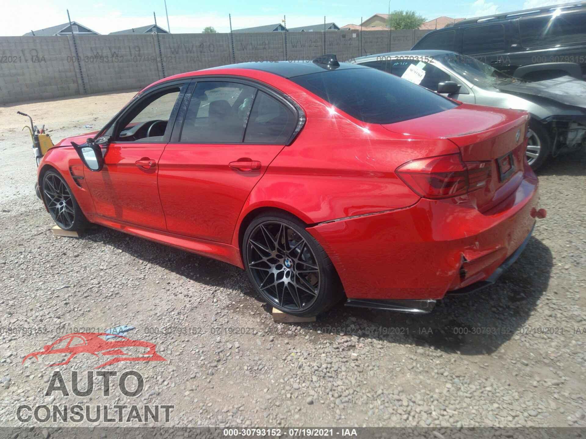 BMW M3 2018 - WBS8M9C57J5J80240