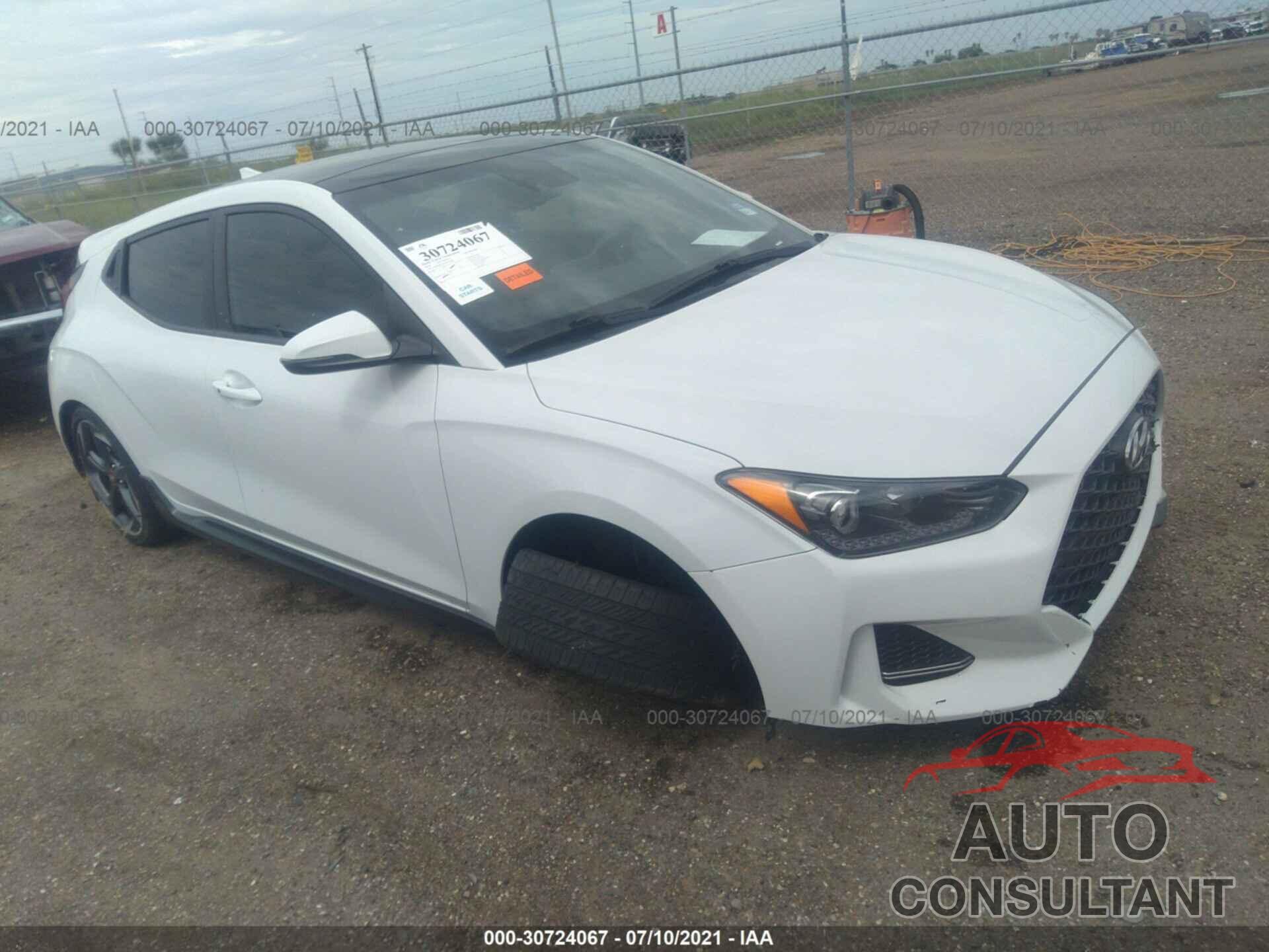 HYUNDAI VELOSTER 2019 - KMHTH6AB5KU011091