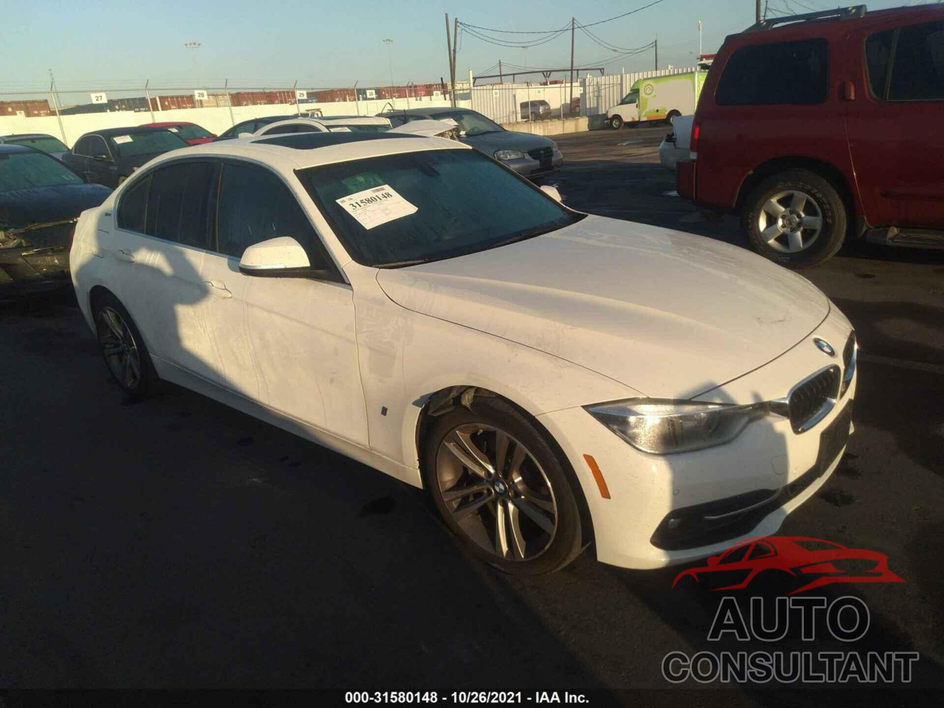 BMW 3 SERIES 2018 - WBA8E1C52JA756617