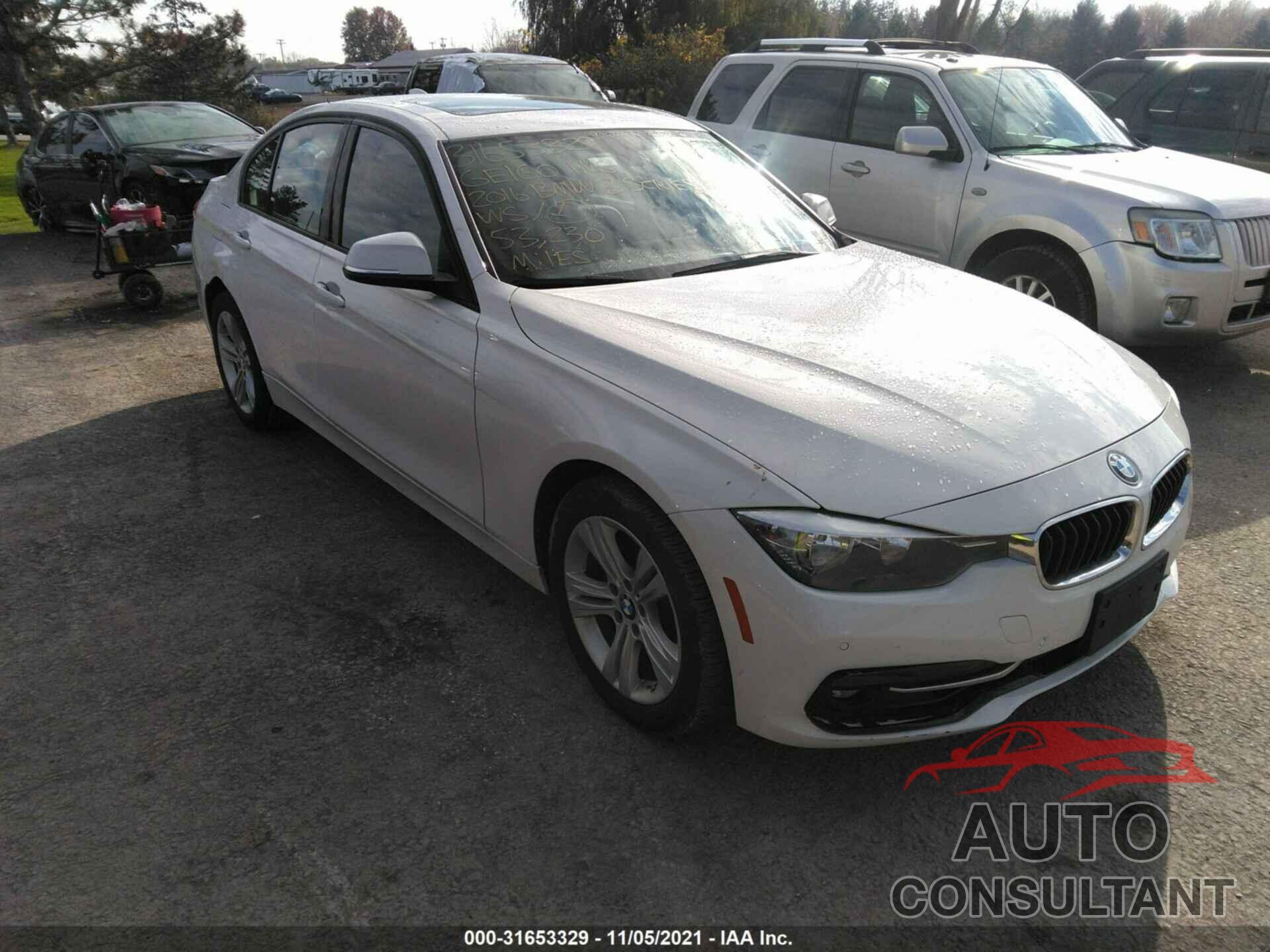 BMW 3 SERIES 2016 - WBA8E9G50GNT81496
