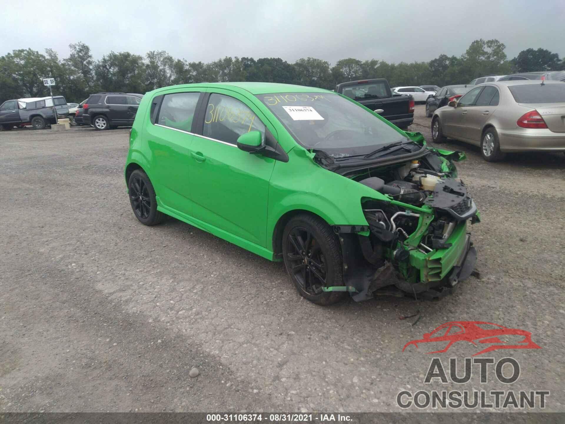 CHEVROLET SONIC 2017 - 1G1JD6SB1H4153350