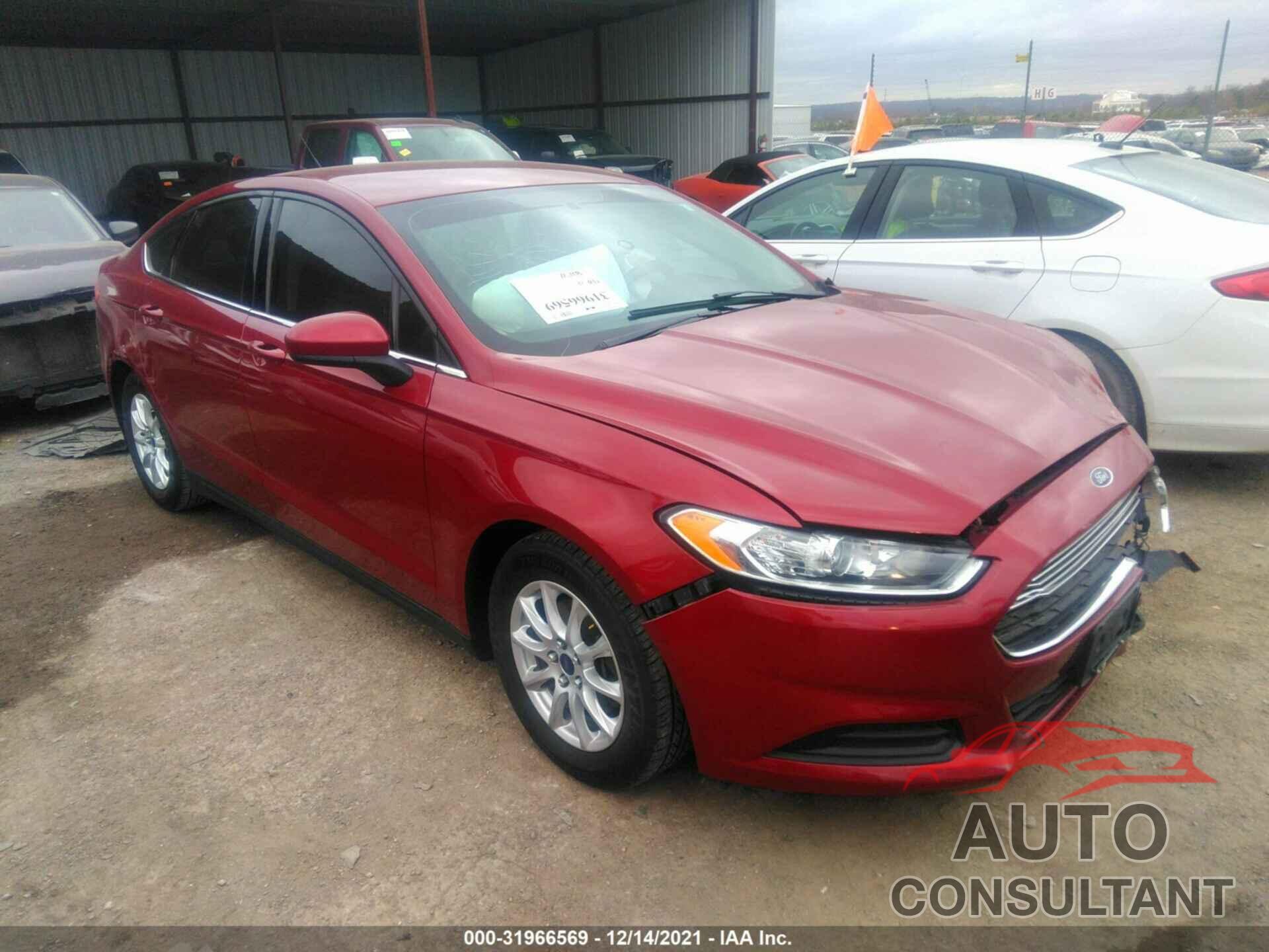 FORD FUSION 2016 - 1FA6P0G75G5127841