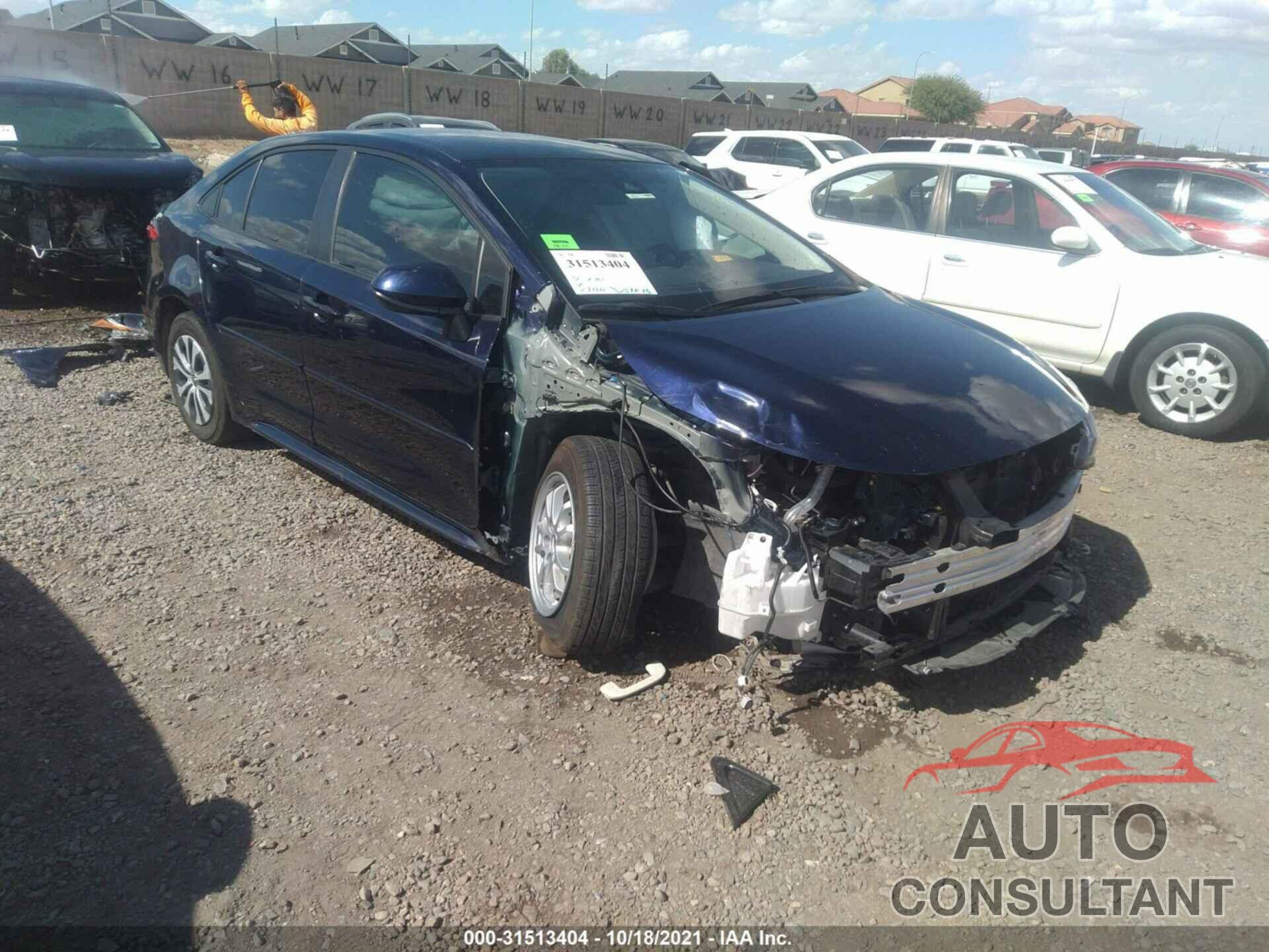 TOYOTA COROLLA 2021 - JTDEAMDE9MJ009585