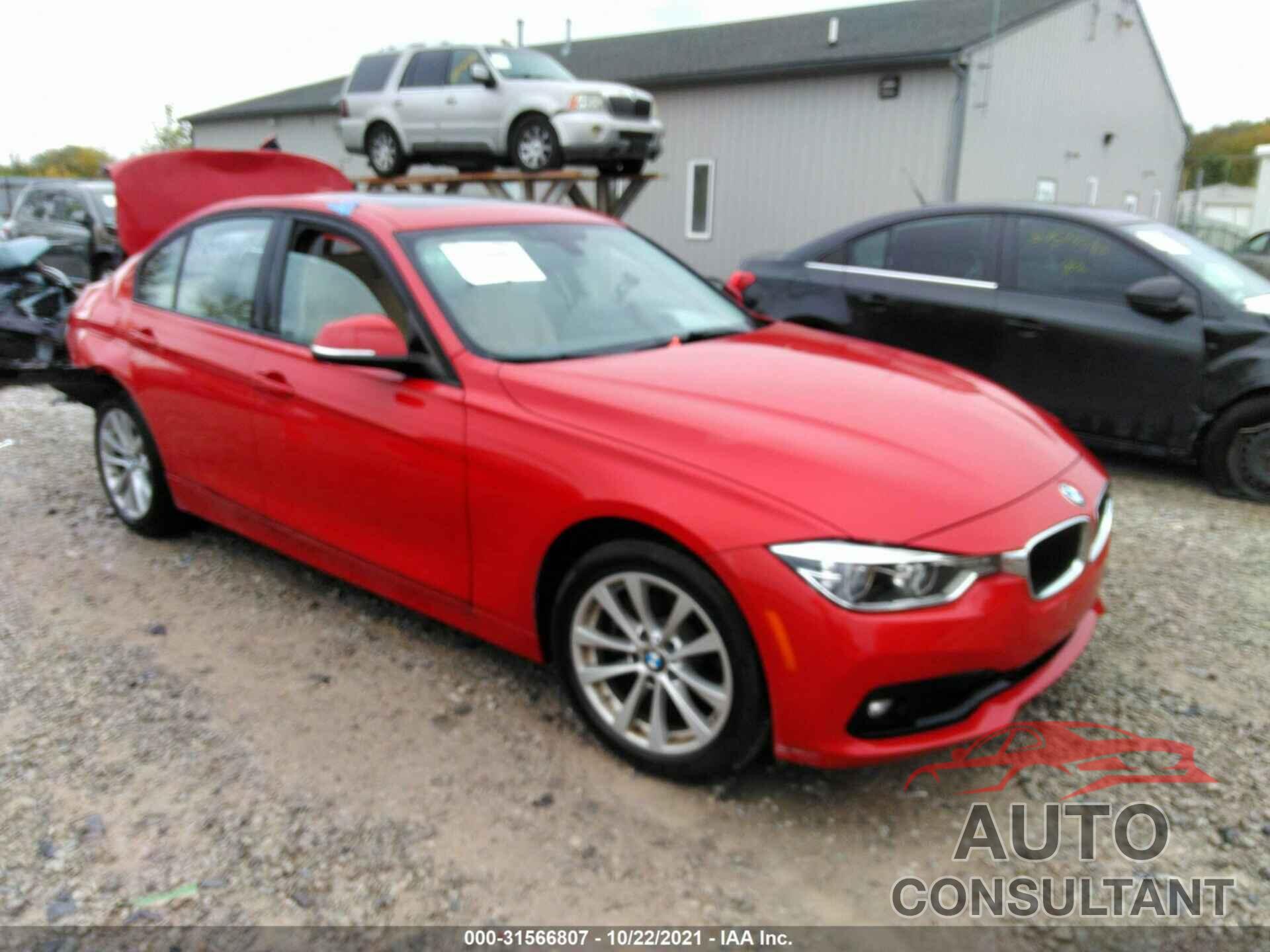 BMW 3 SERIES 2017 - WBA8A3C36HK693080