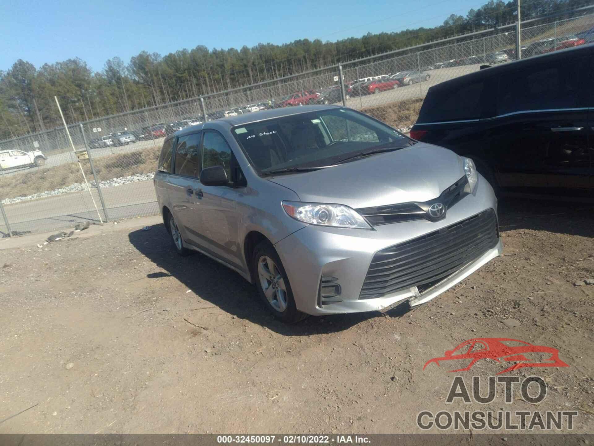 TOYOTA SIENNA 2020 - 5TDZZ3DC0LS030734