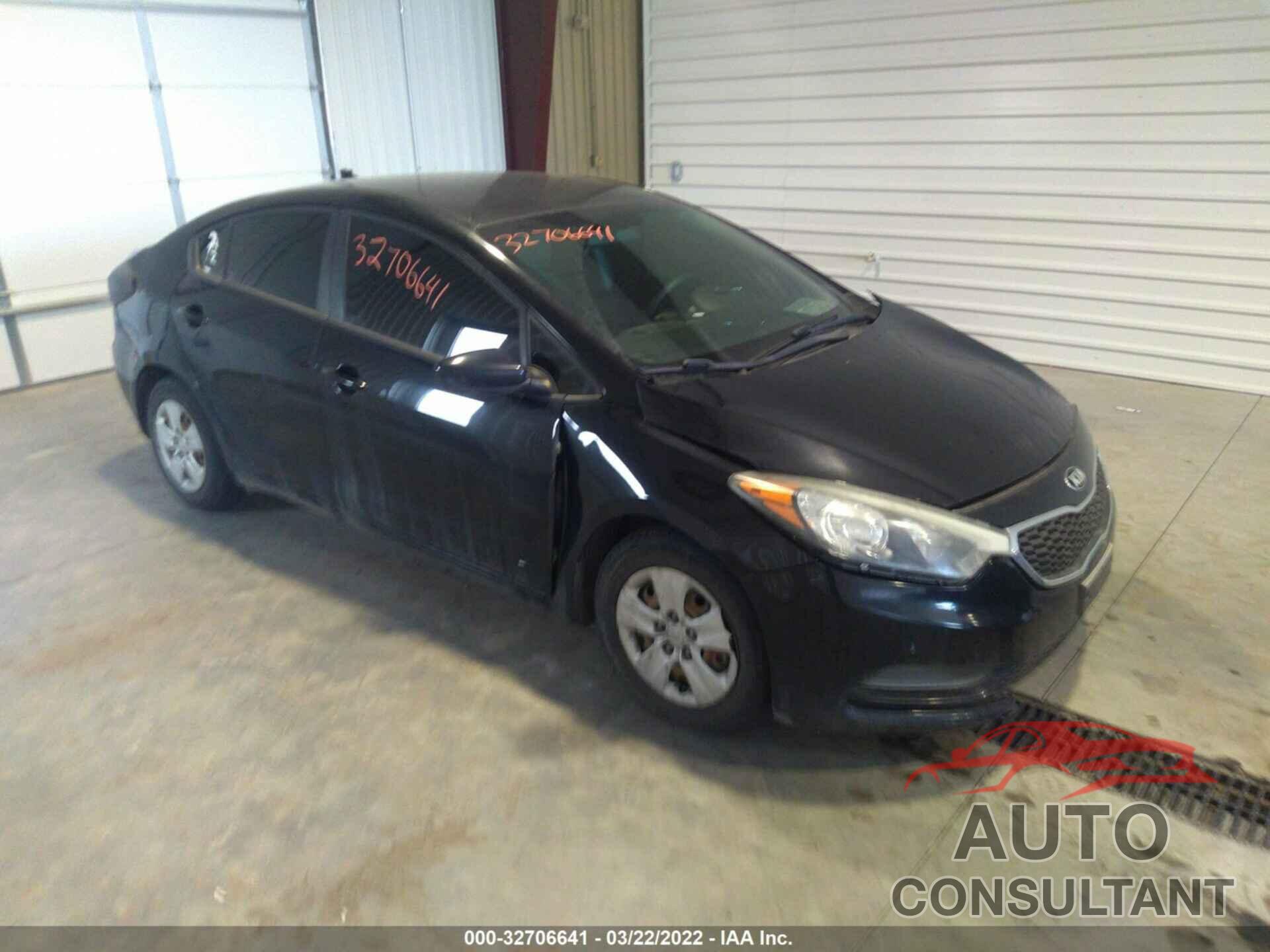 KIA FORTE 2016 - KNAFK4A69G5449914