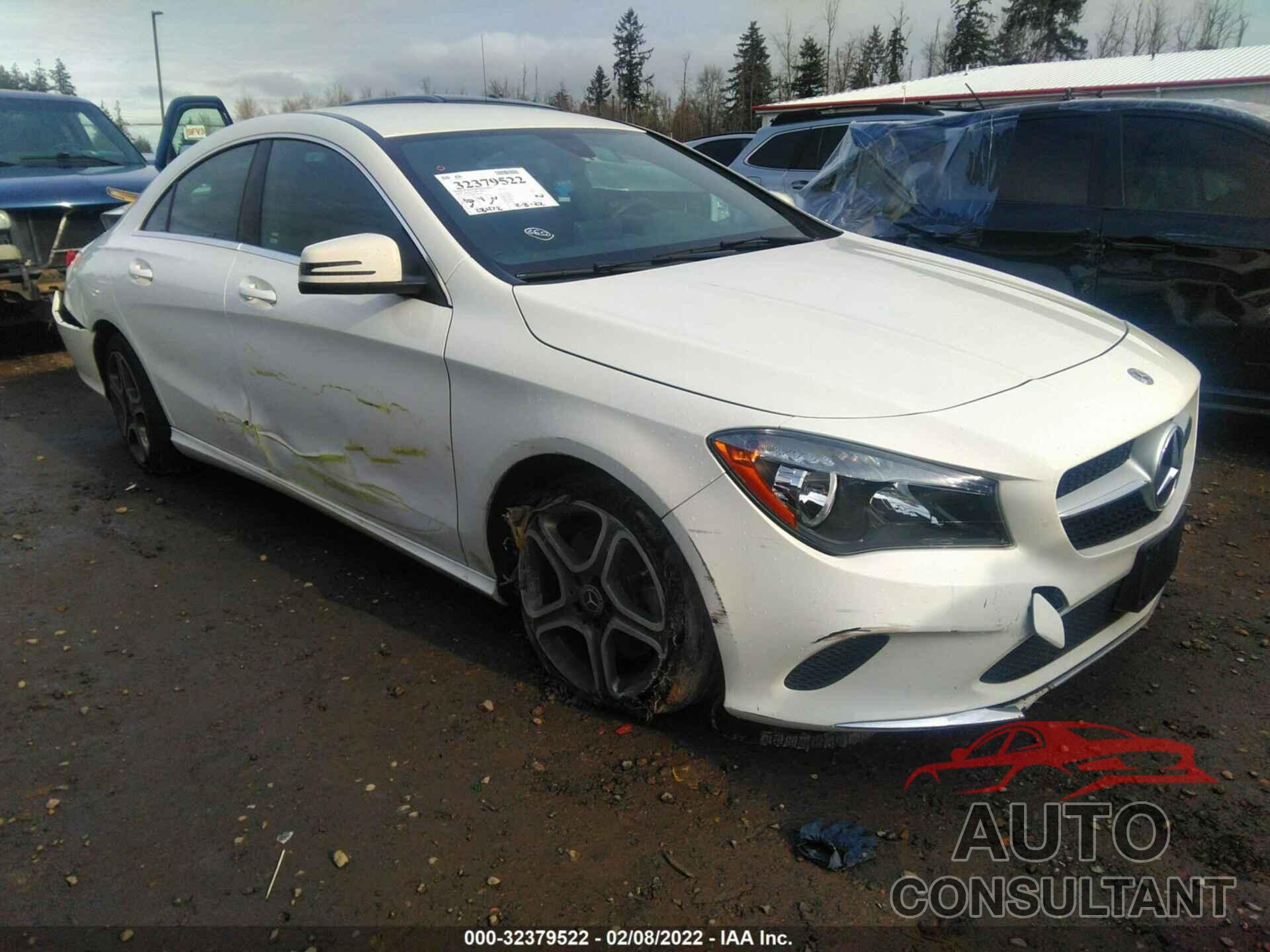 MERCEDES-BENZ CLA 2018 - WDDSJ4GB8JN603602