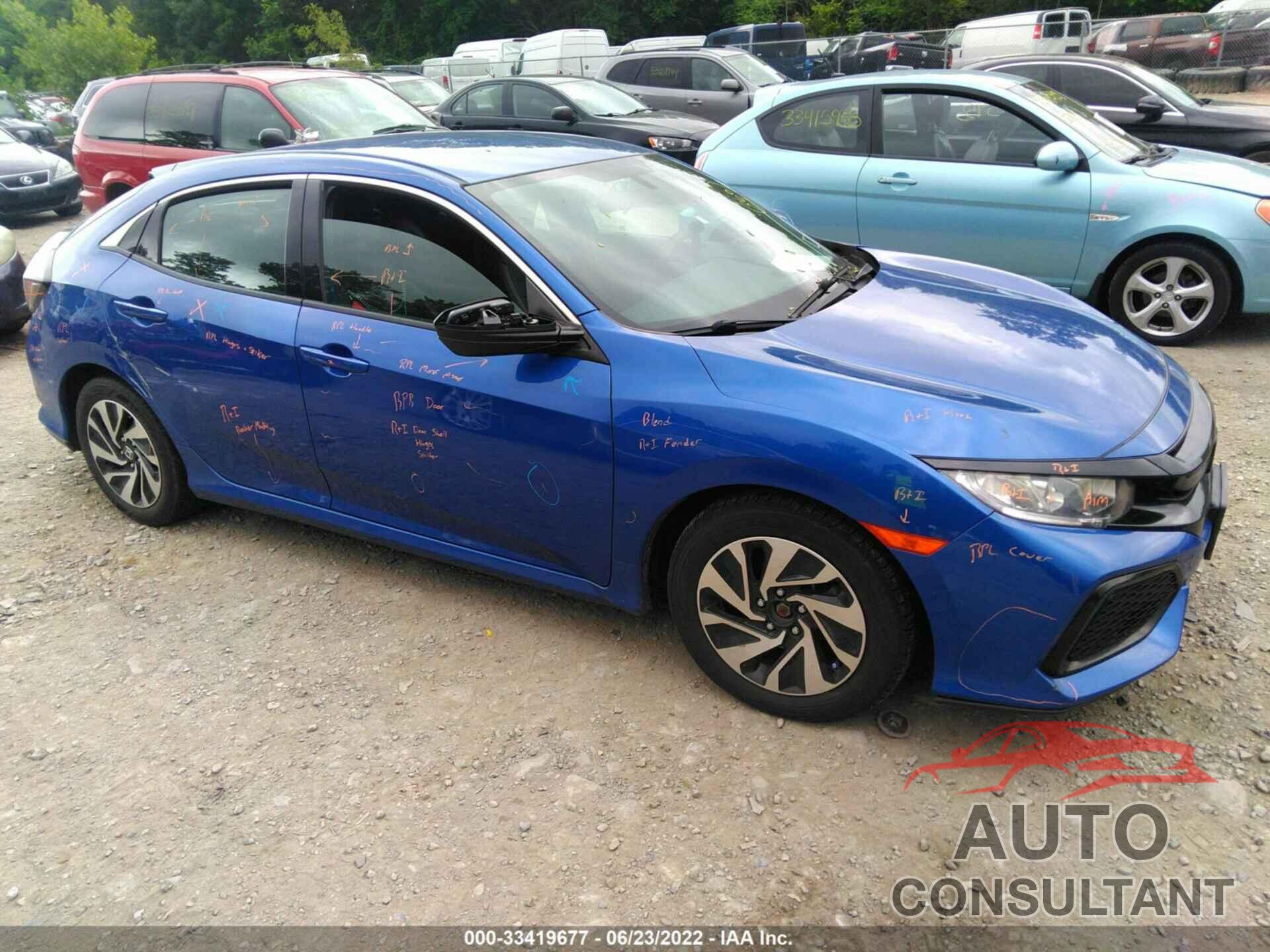 HONDA CIVIC HATCHBACK 2017 - SHHFK7H29HU428938