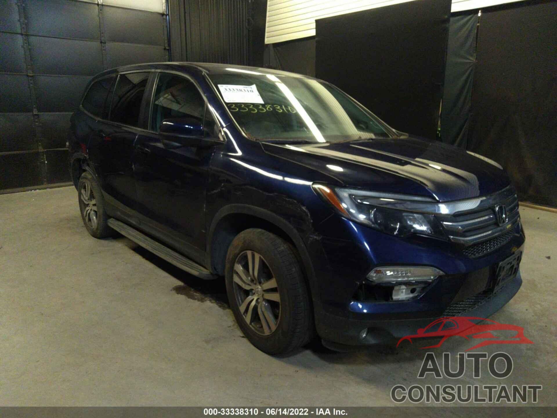 HONDA PILOT 2017 - 5FNYF6H82HB058798