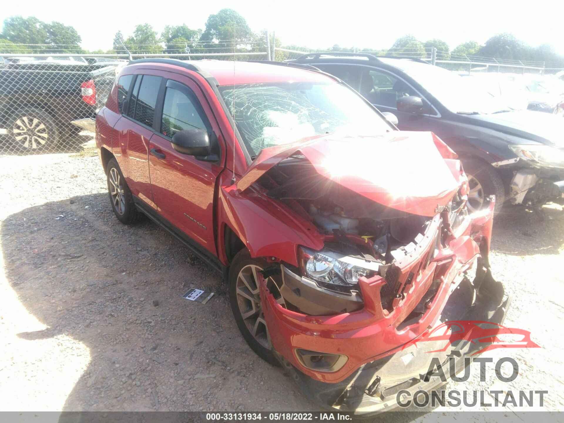 JEEP COMPASS 2017 - 1C4NJCBA0HD185942
