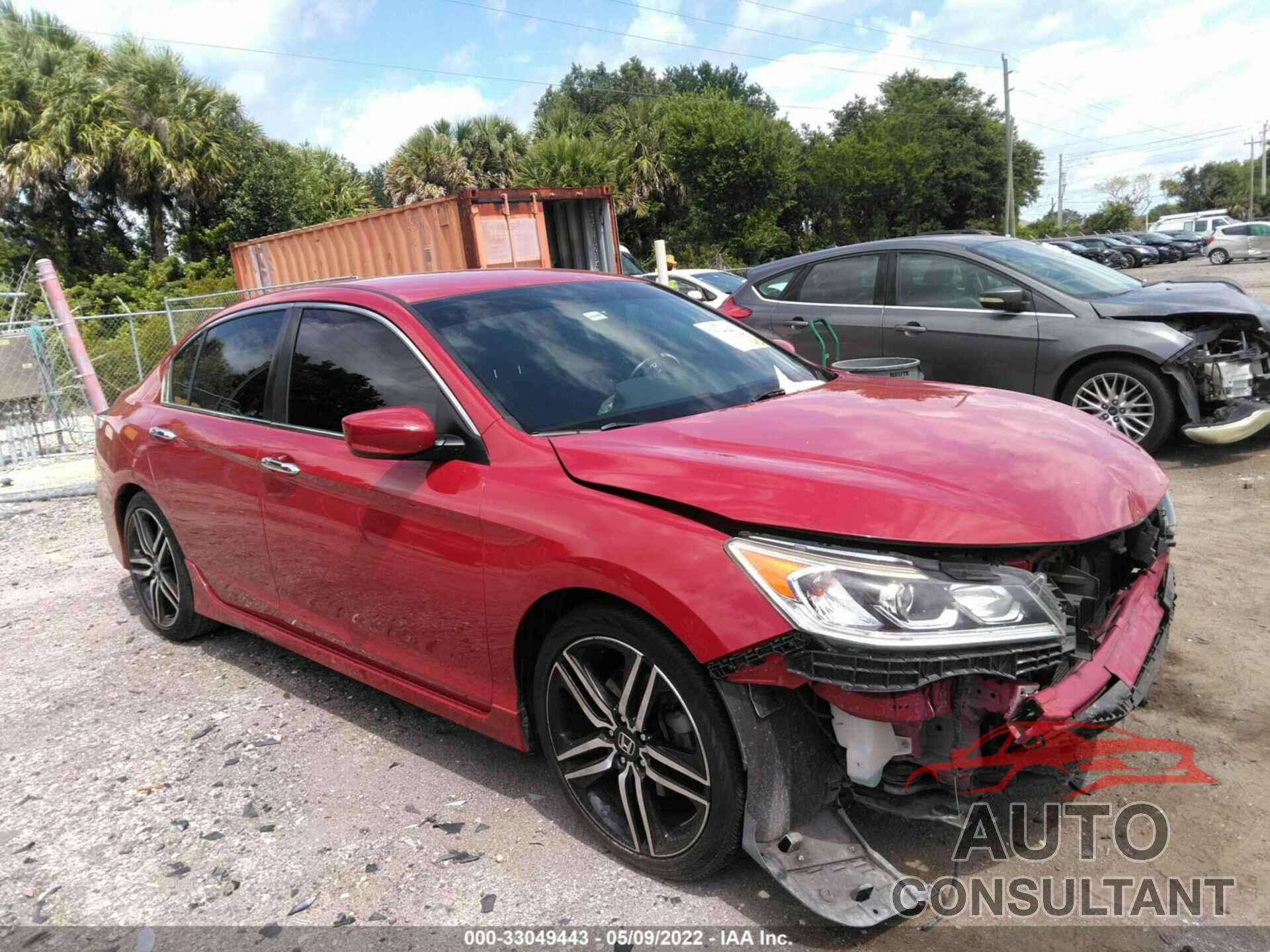 HONDA ACCORD SEDAN 2016 - 1HGCR2F5XGA125594