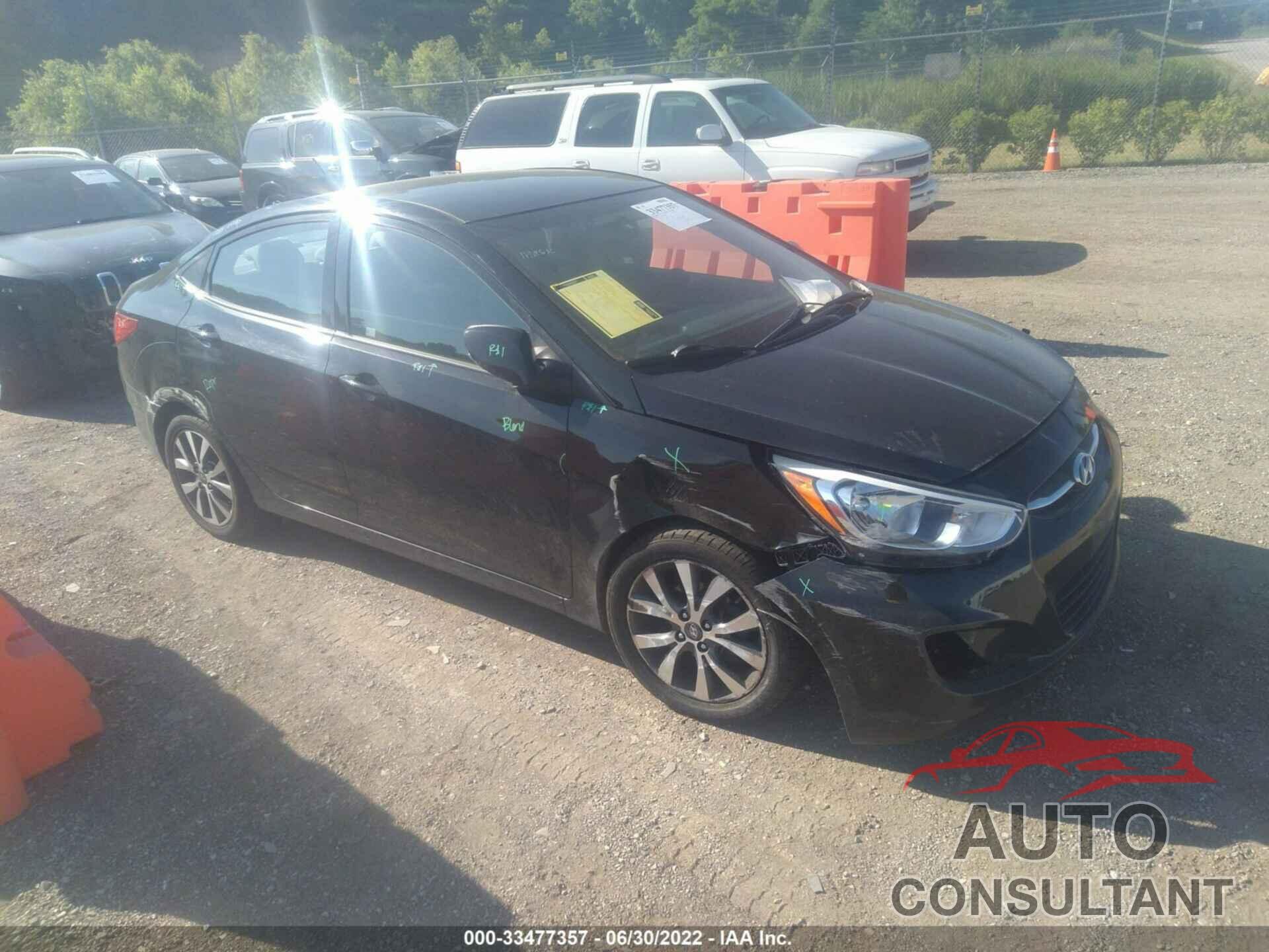 HYUNDAI ACCENT 2017 - KMHCT4AE3HU354634