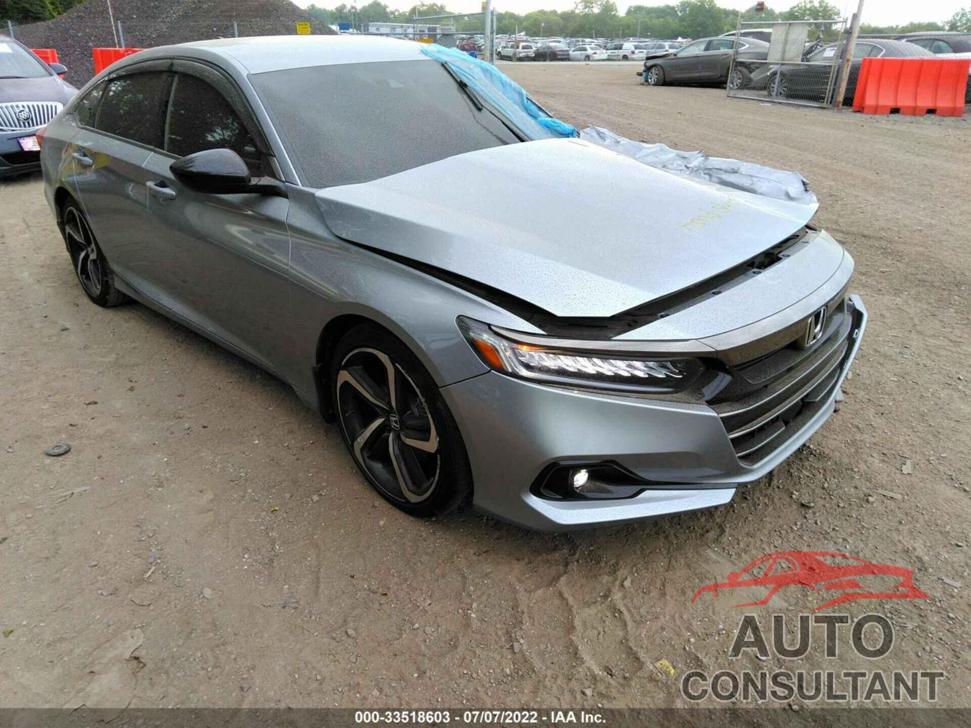 HONDA ACCORD SEDAN 2022 - 1HGCV1F41NA025197