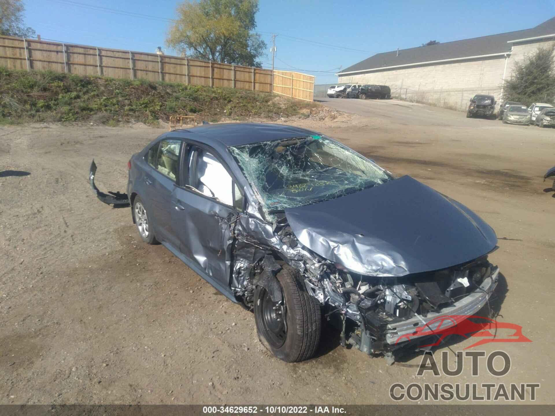 TOYOTA COROLLA 2022 - JTDEPMAE3NJ193684