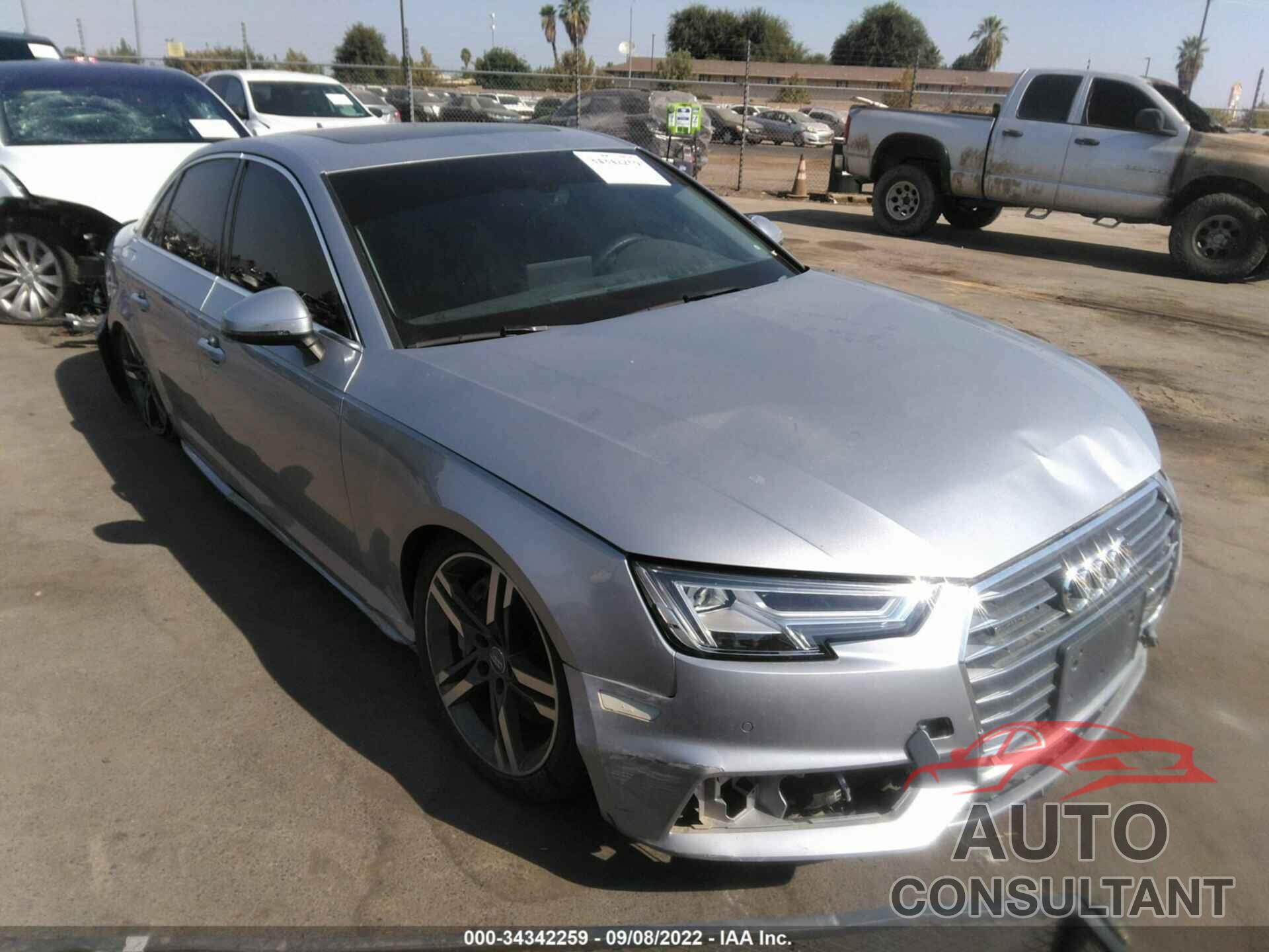 AUDI A4 2018 - WAUENAF40JA168012