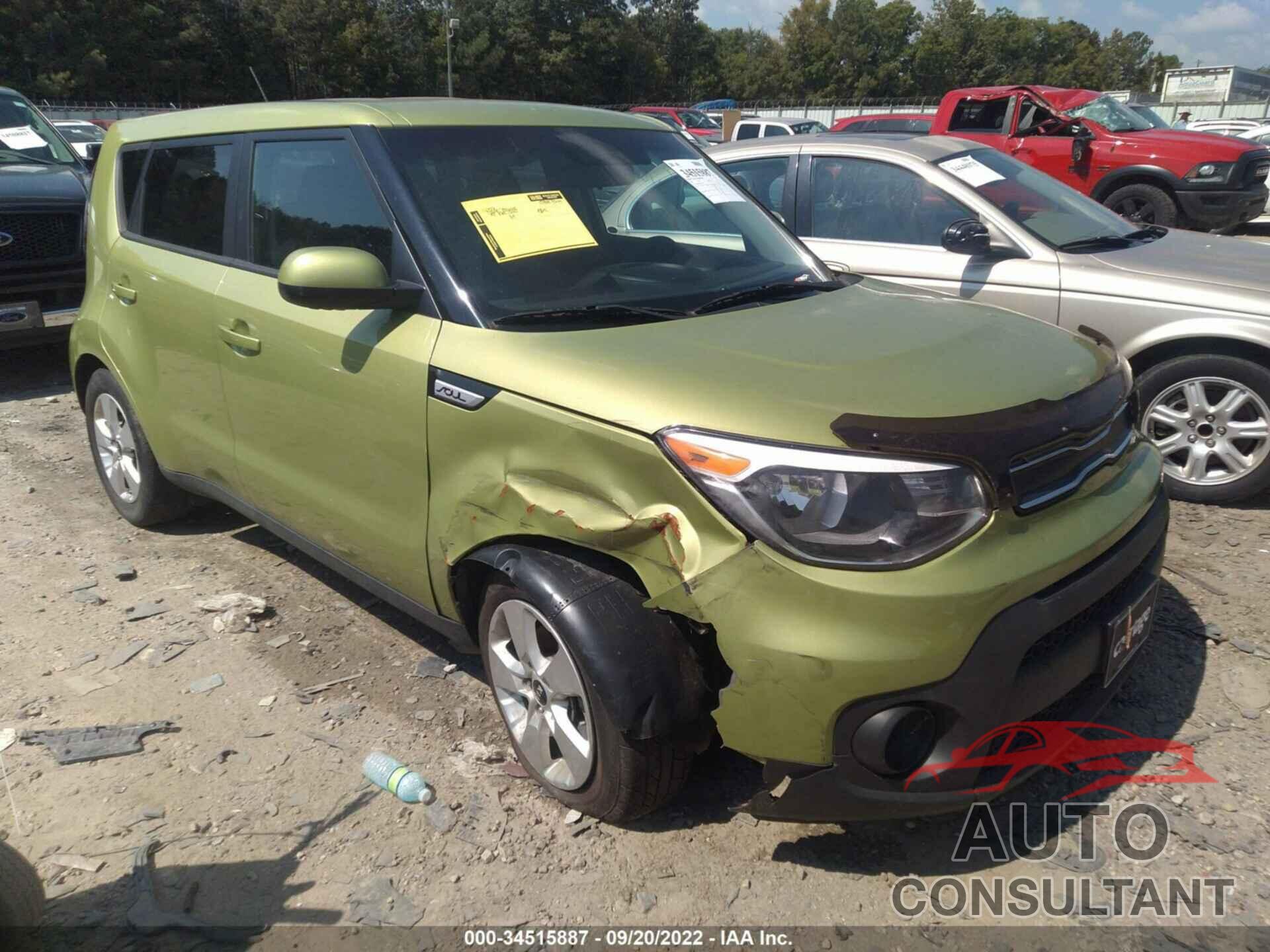 KIA SOUL 2019 - KNDJN2A22K7916500