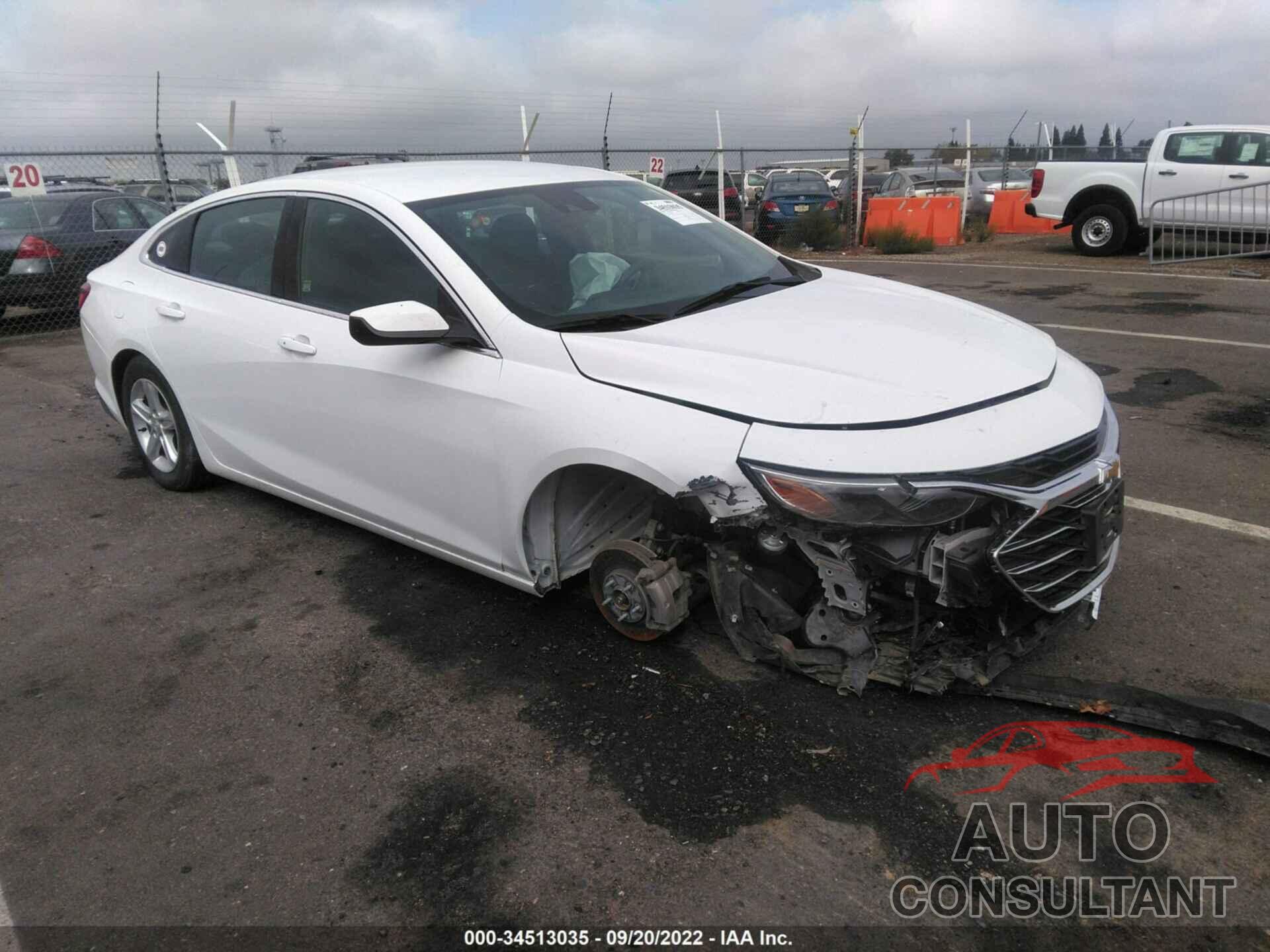 CHEVROLET MALIBU 2020 - 1G1ZC5ST7LF116048