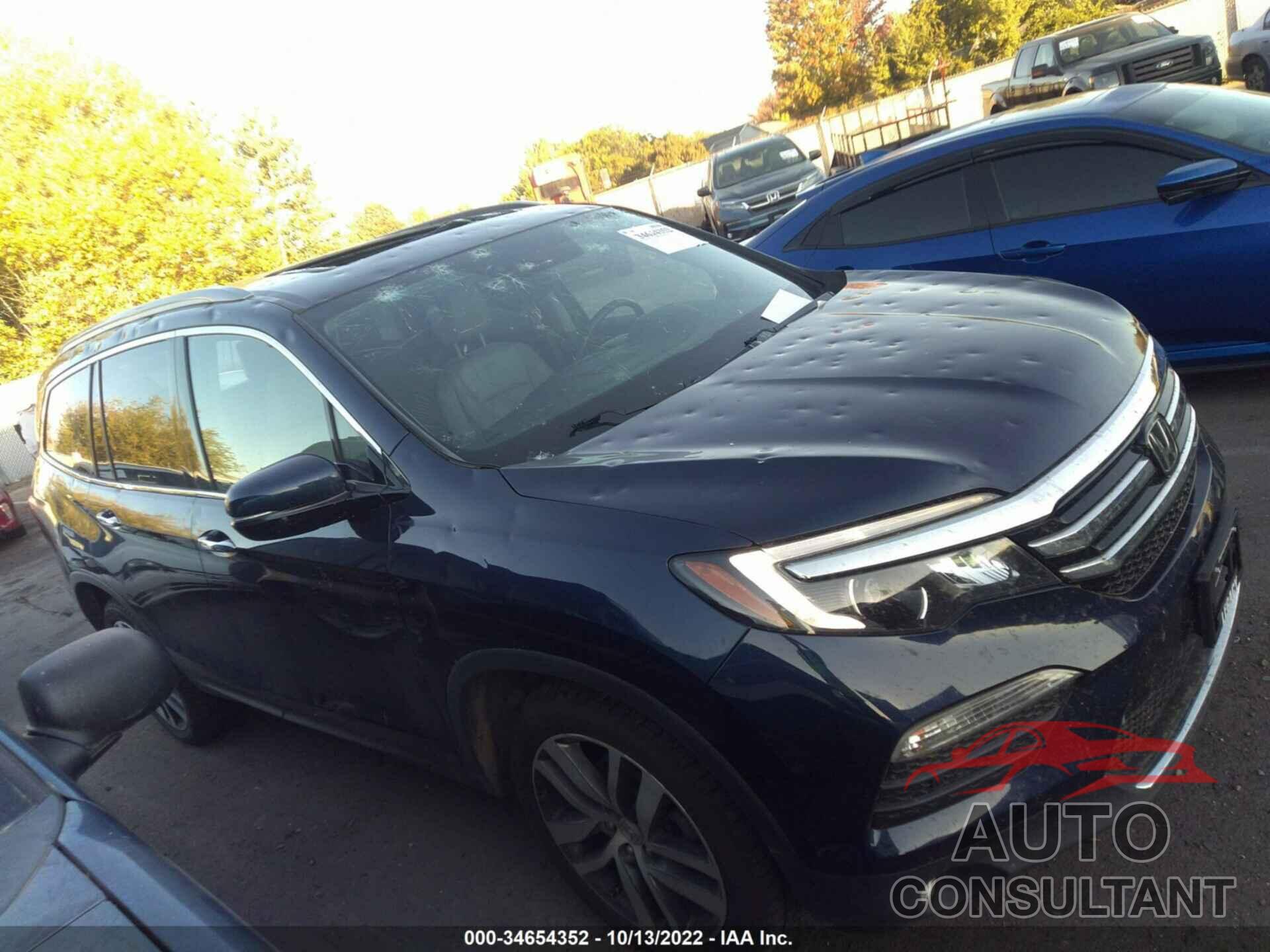 HONDA PILOT 2017 - 5FNYF6H00HB091261