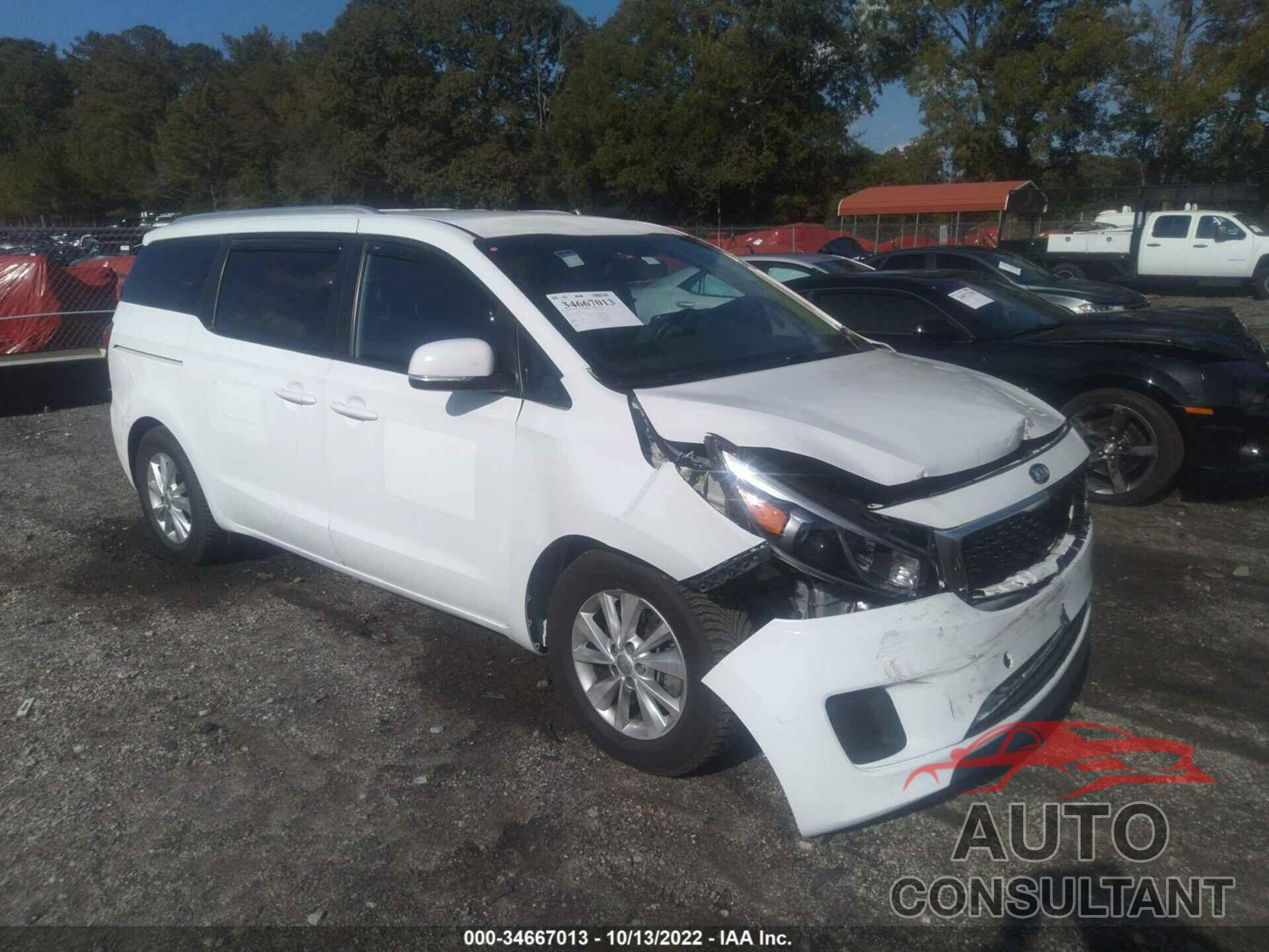 KIA SEDONA 2016 - KNDMB5C13G6164153