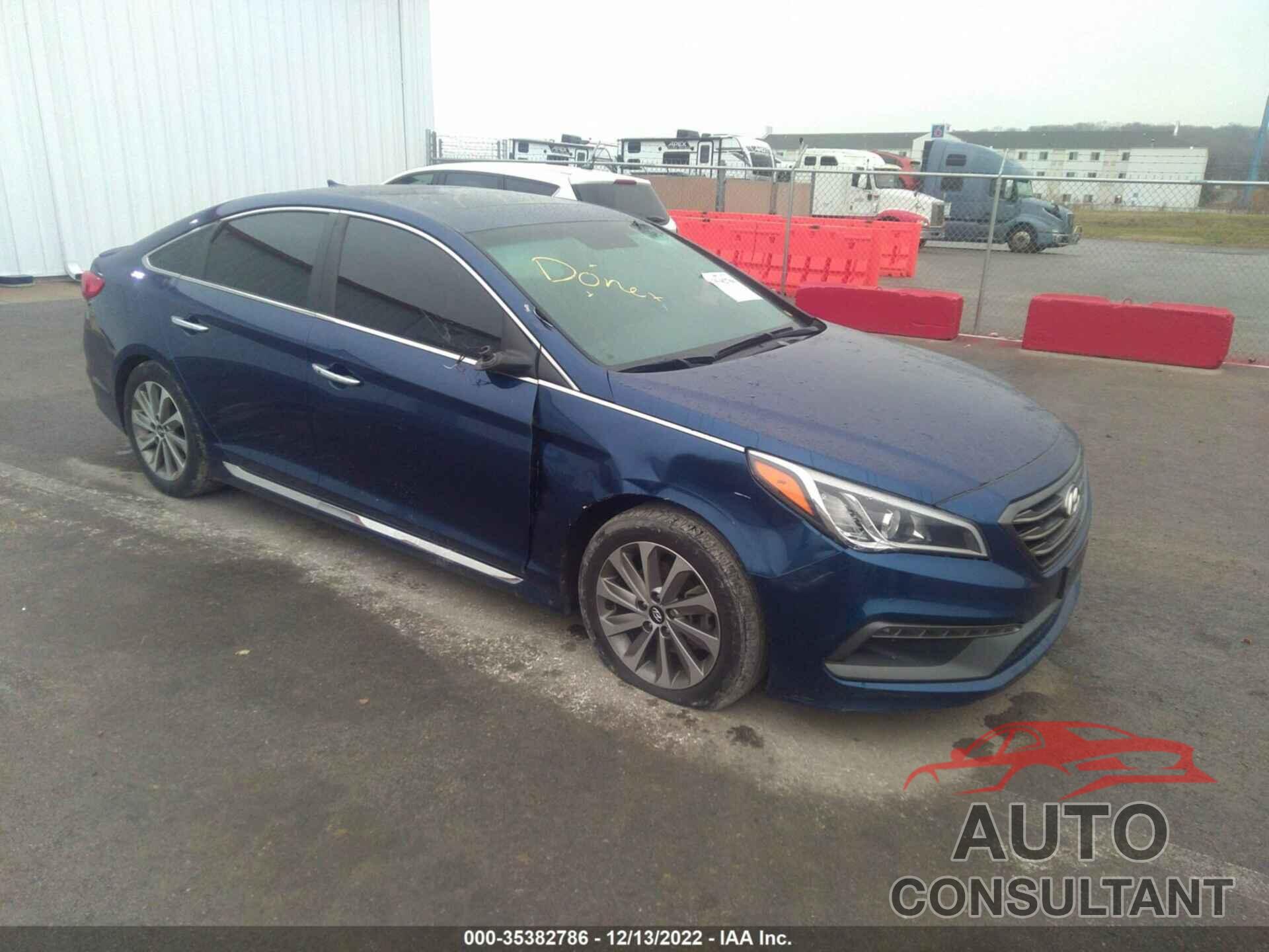 HYUNDAI SONATA 2017 - 5NPE34AF5HH554236