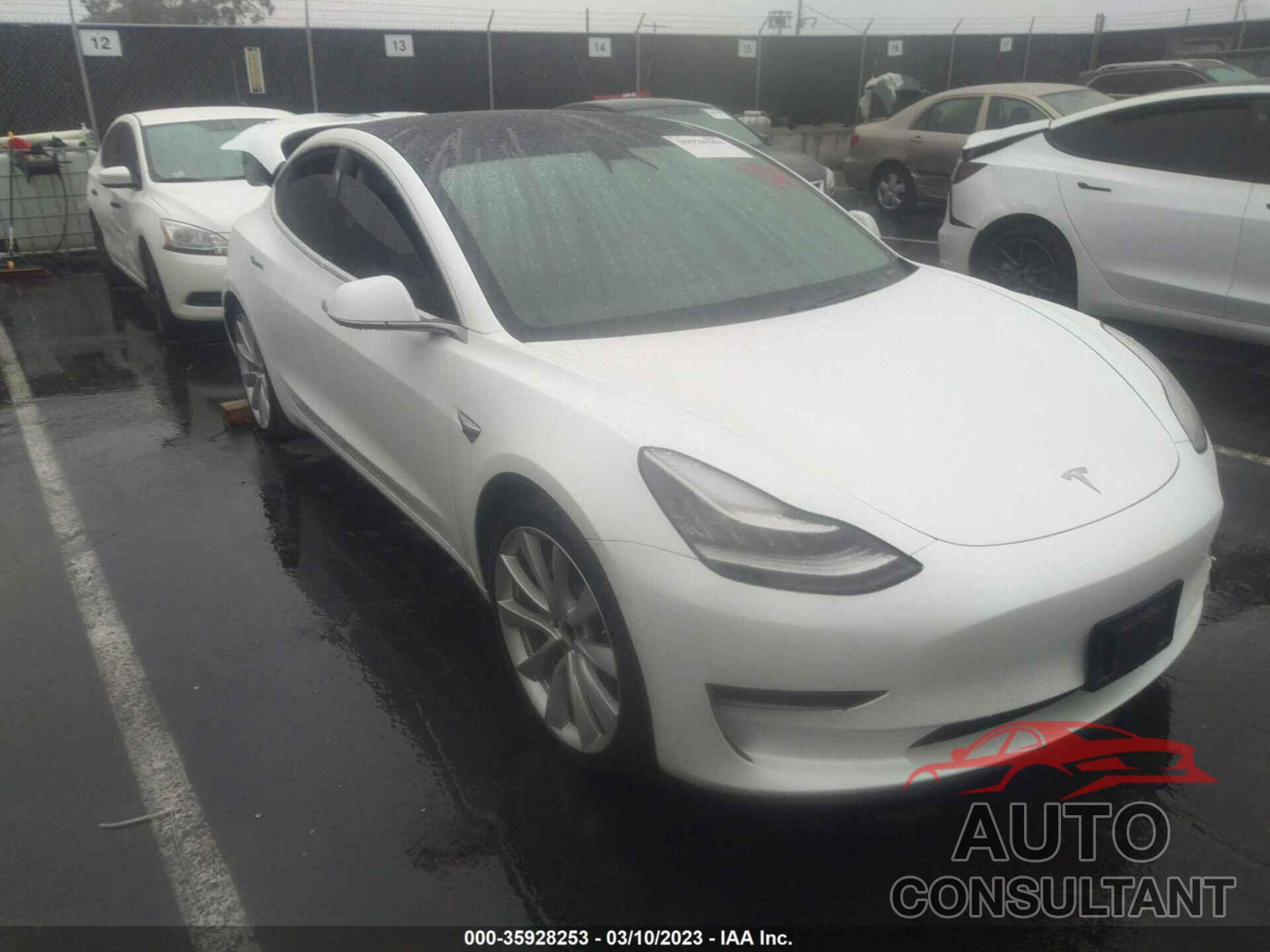 TESLA MODEL 3 2019 - 5YJ3E1EB9KF448322