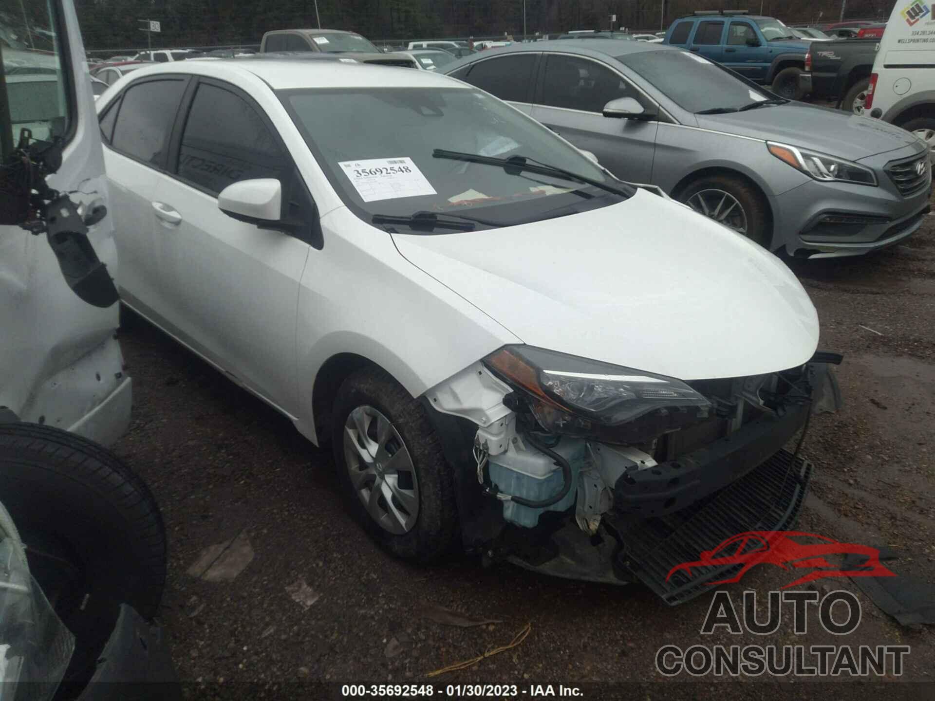 TOYOTA COROLLA 2017 - 2T1BURHE5HC748990