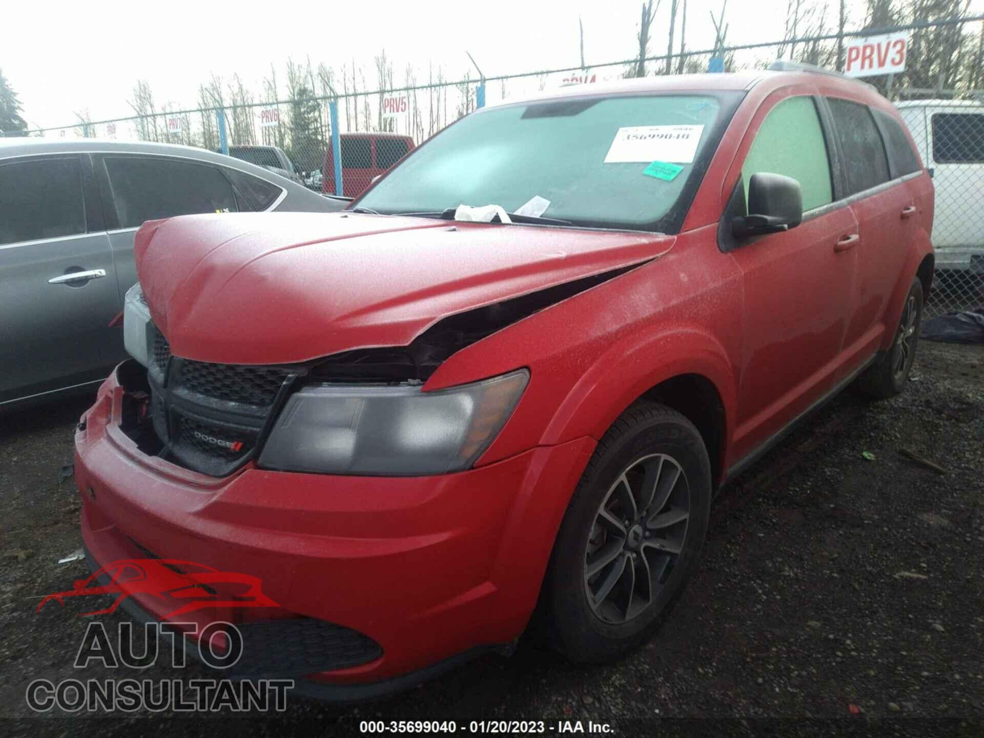 DODGE JOURNEY 2018 - 3C4PDCAB0JT242599
