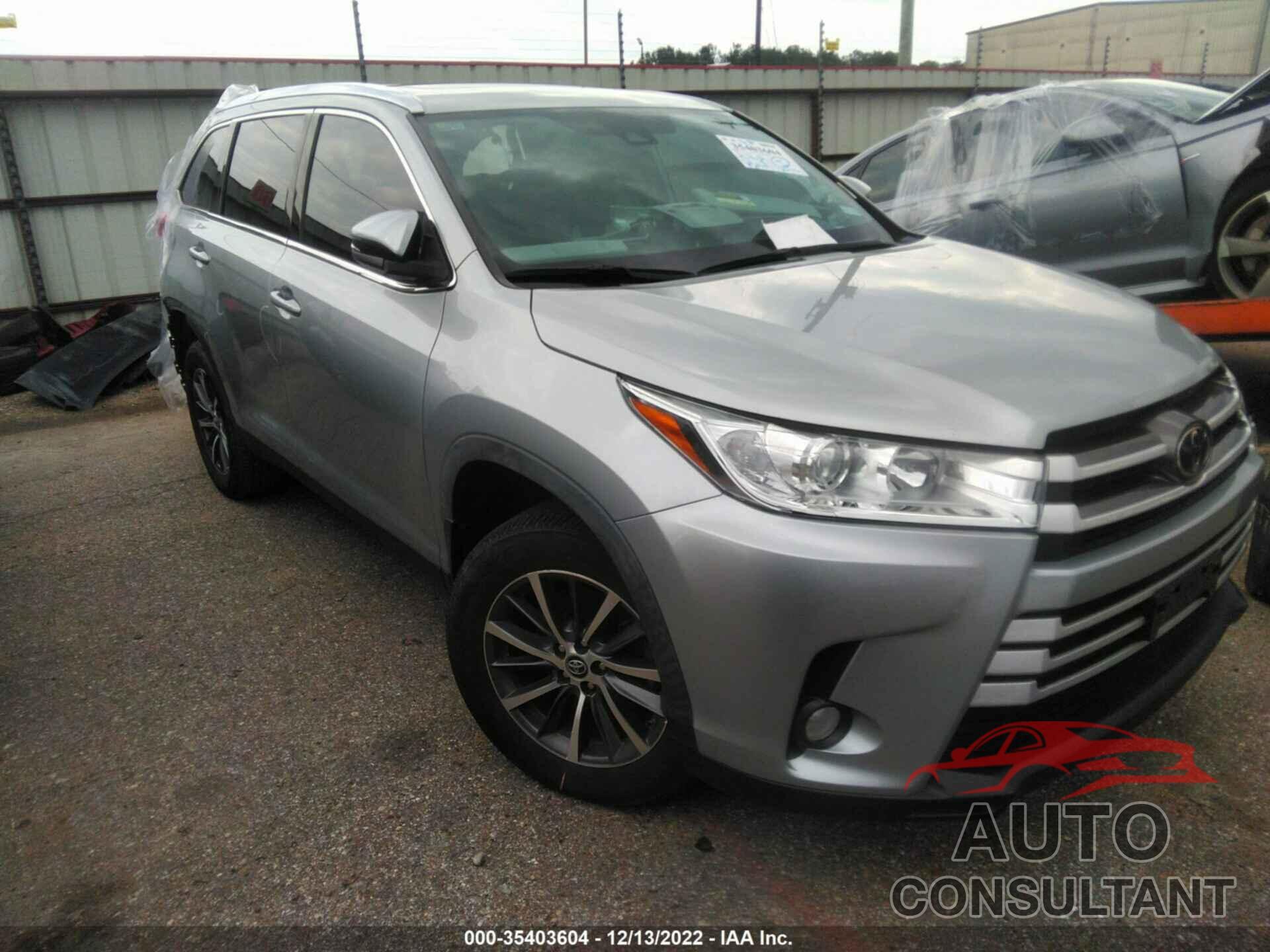 TOYOTA HIGHLANDER 2019 - 5TDKZRFH6KS573632