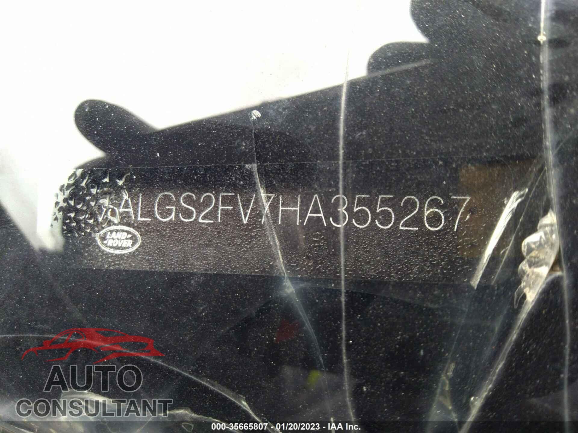 LAND ROVER RANGE ROVER 2017 - SALGS2FV7HA355267