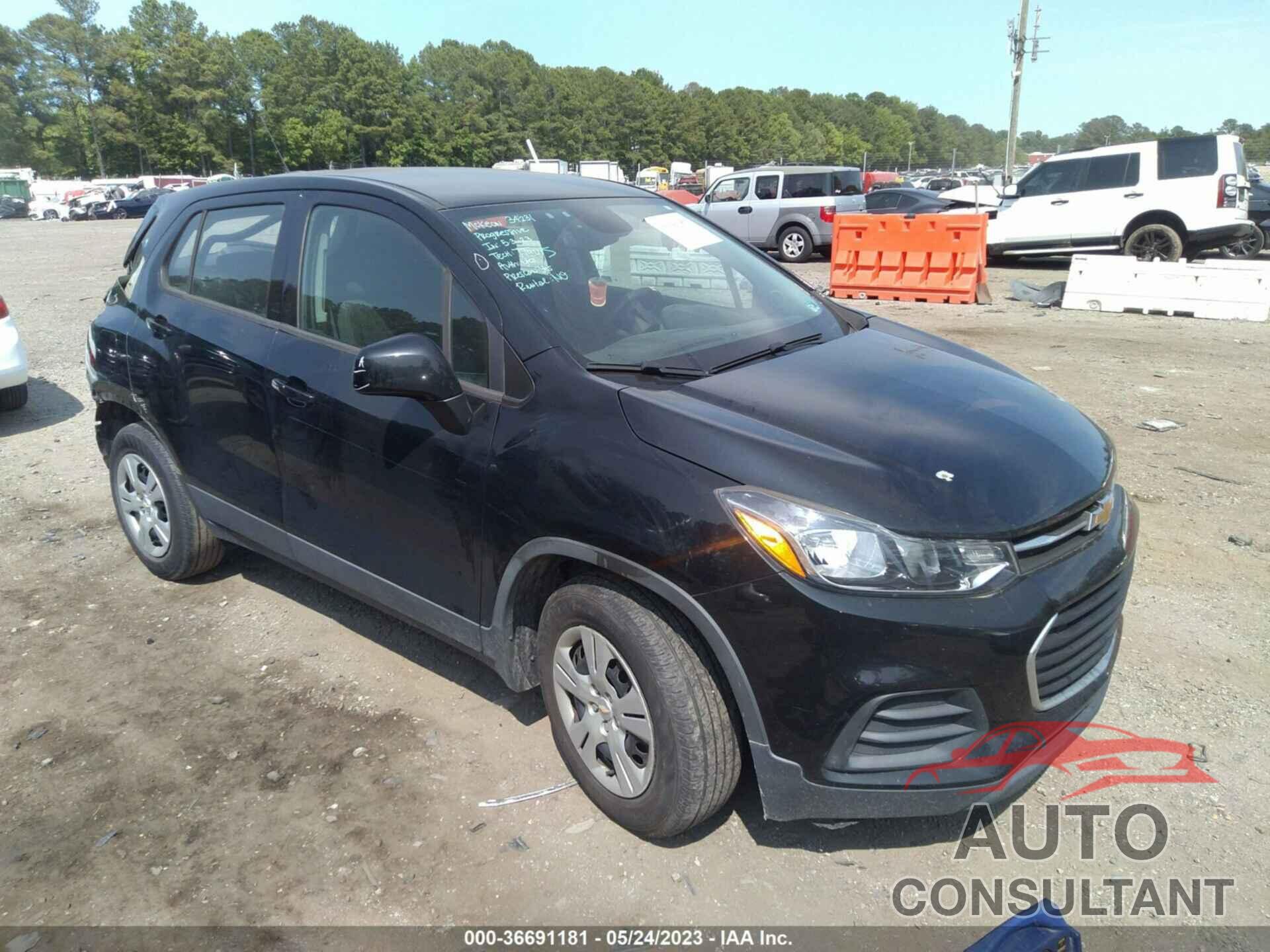 CHEVROLET TRAX 2017 - 3GNCJKSB6HL261904