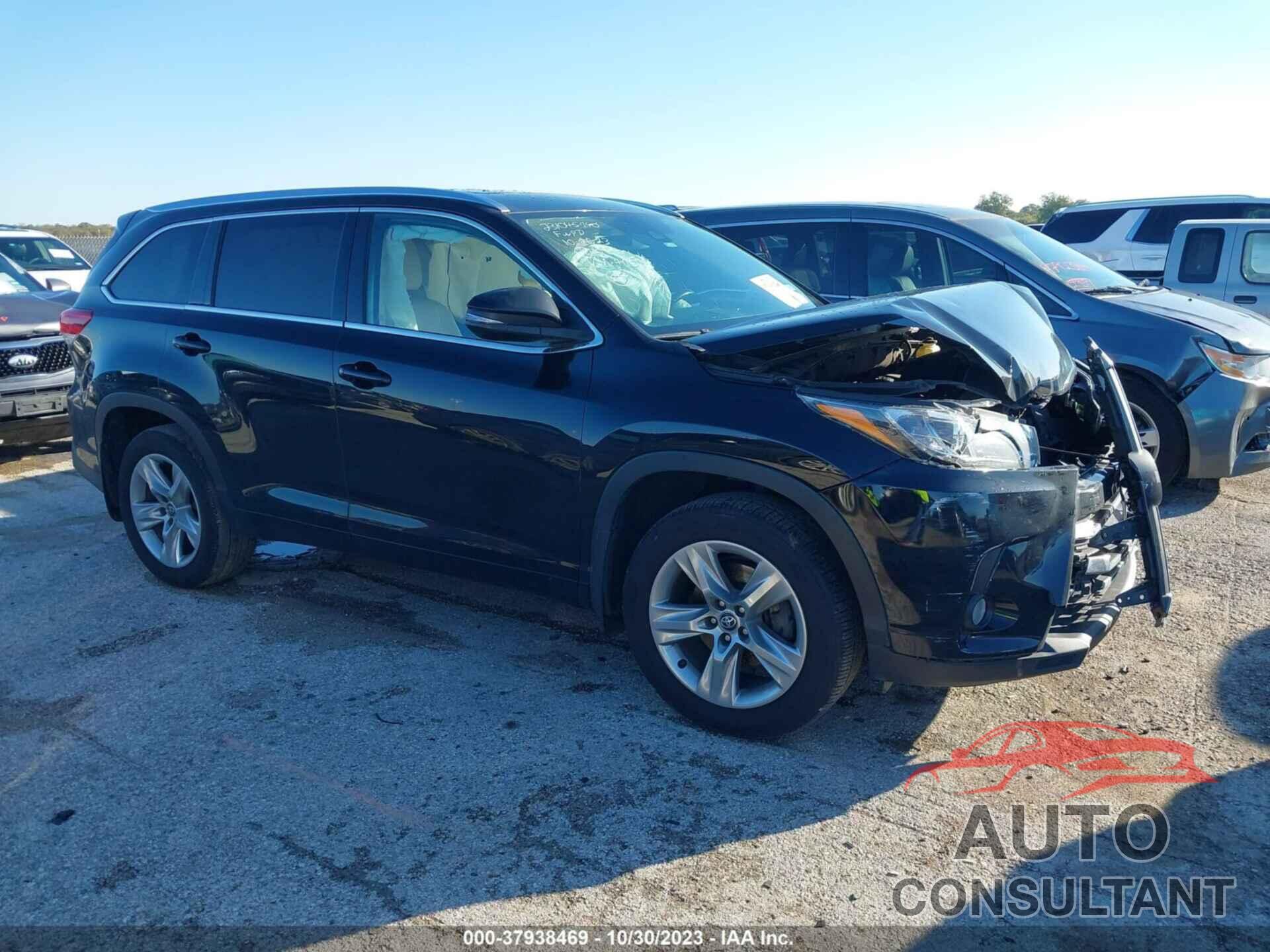 TOYOTA HIGHLANDER 2017 - 5TDDZRFH2HS411658