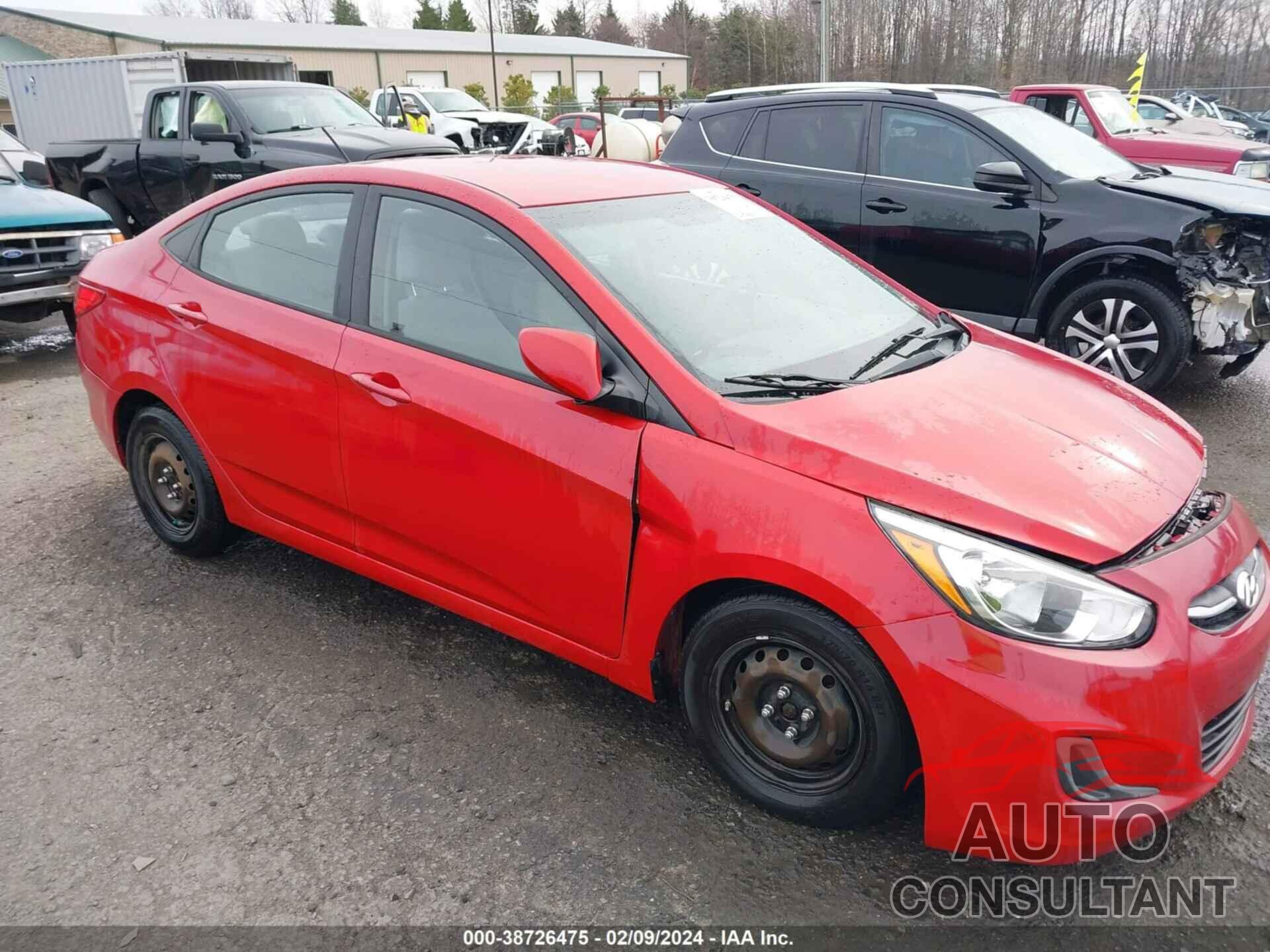 HYUNDAI ACCENT 2016 - KMHCT4AE1GU987132