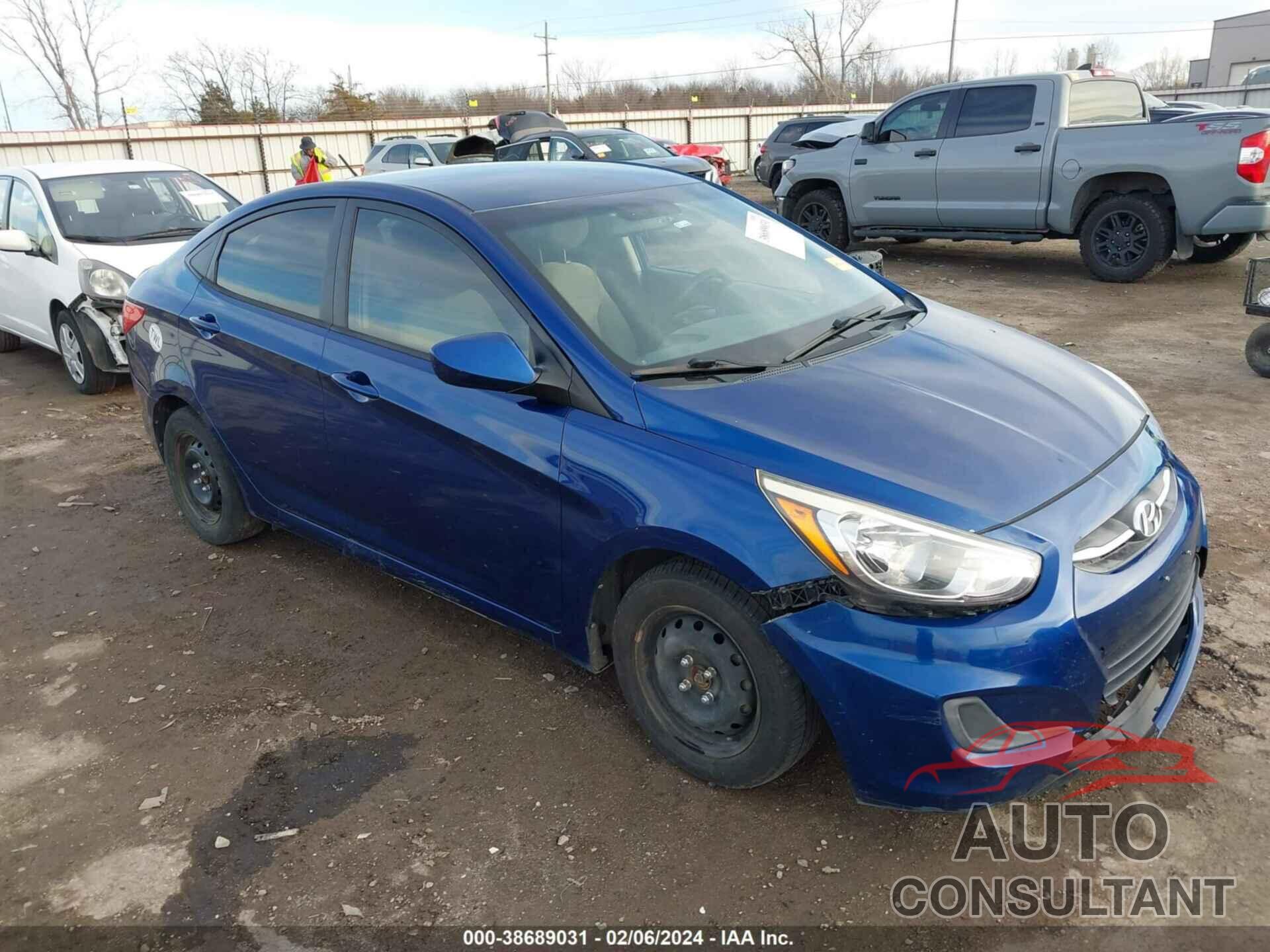 HYUNDAI ACCENT 2016 - KMHCT4AE8GU057857