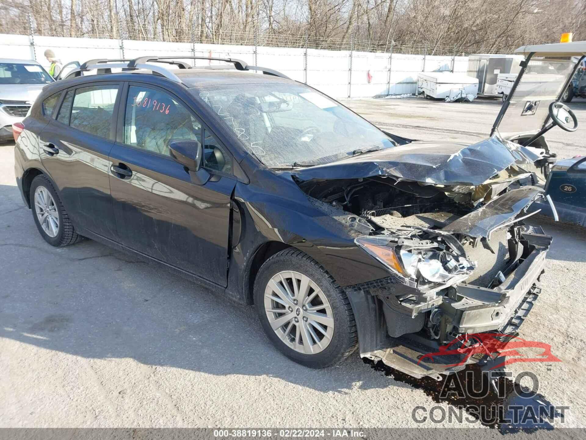 SUBARU IMPREZA 2018 - 4S3GTAB63J3722785